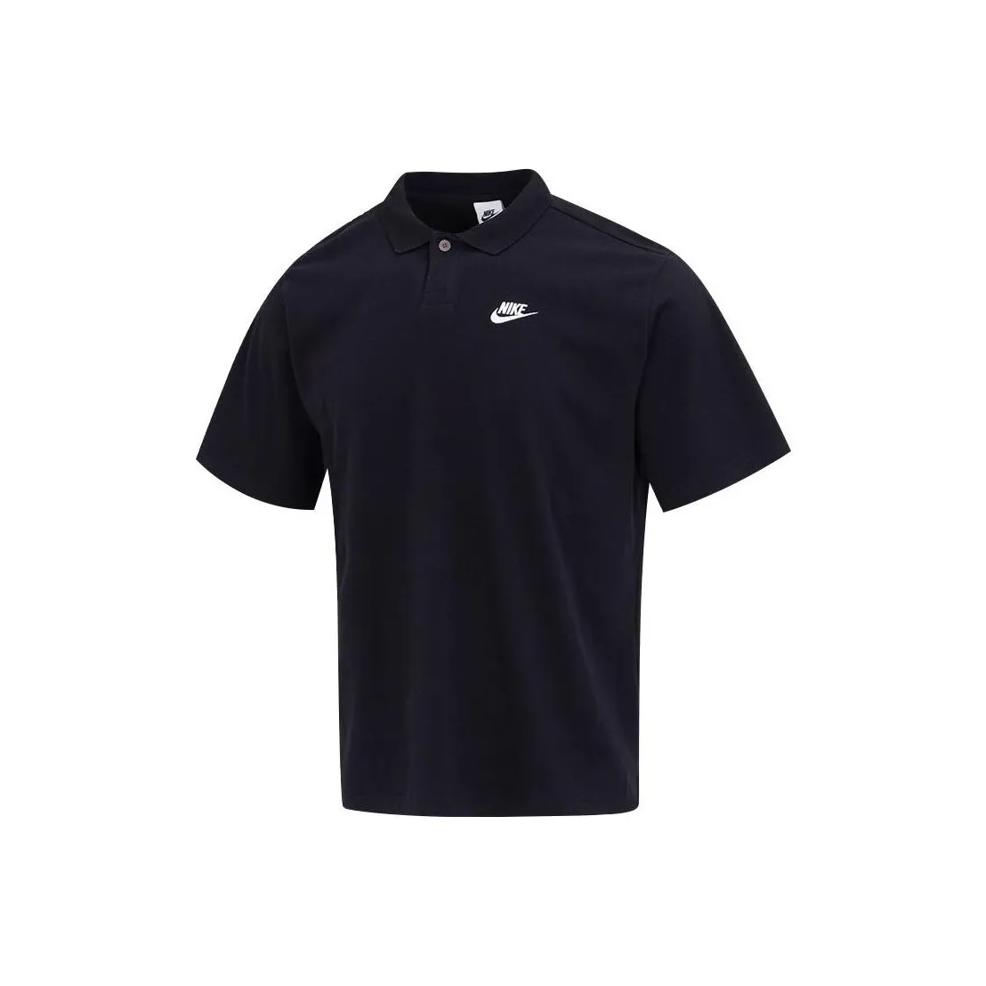 Nike Club Черная Мужская T-Рубашка