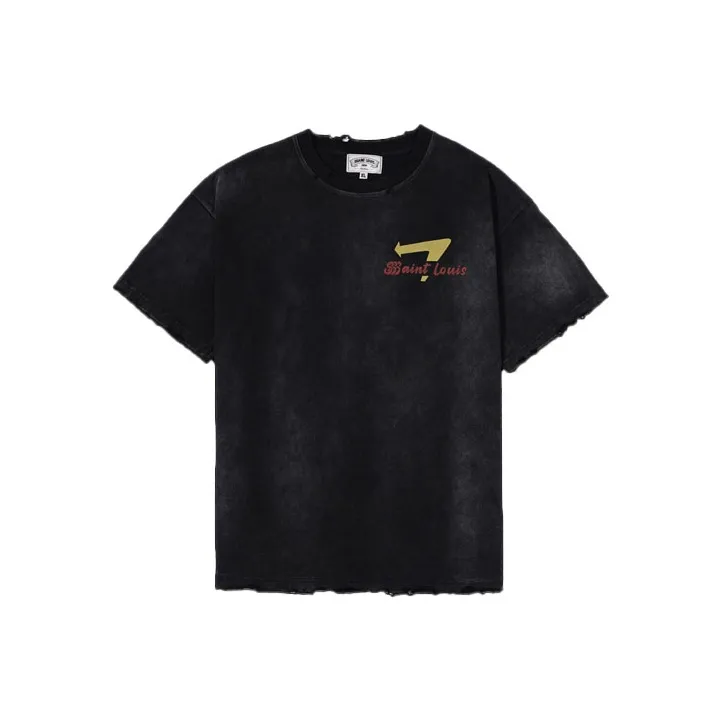 SSSAINT LOUIS Черная унисекс футболка