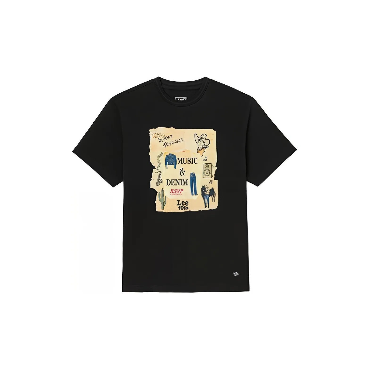 Lee T Shirts Men's Black
