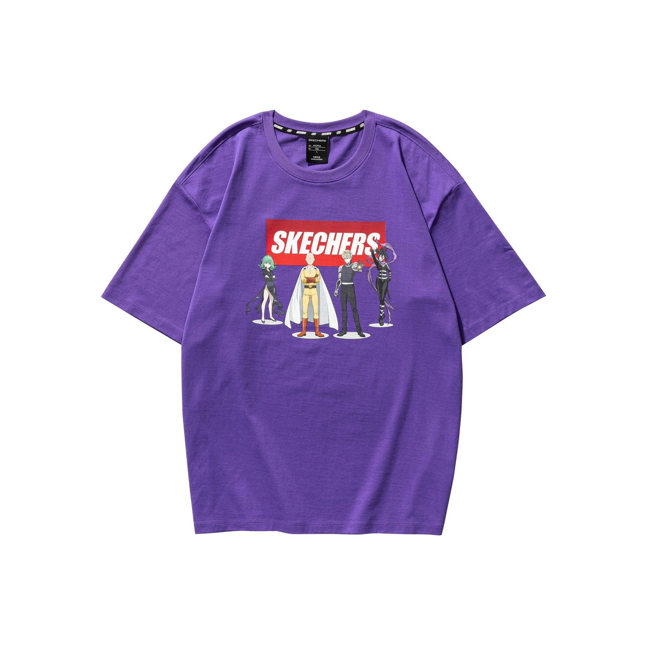 Skechers x YIQUANCHAOREN T Shirt Unisex Coral Purple