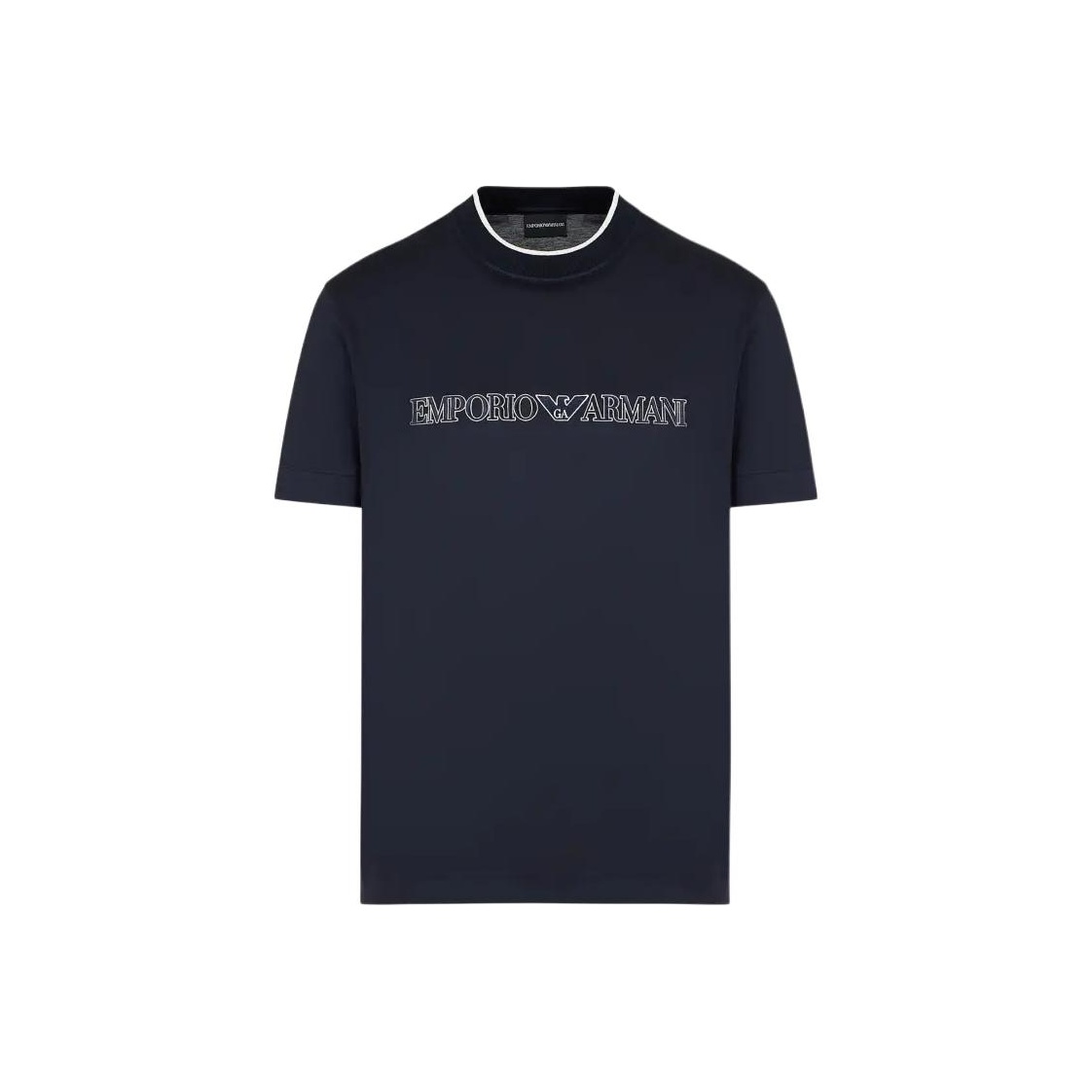 Tシャツ・カットソー EMPORIO ARMANI SS25 T-SHIRT (EM000747 AF12913 UC001) Gold Label viscose-jersey crew-neck T-shirt | EA7