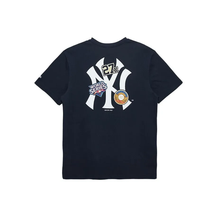New Era T Shirt Unisex Navy Blue