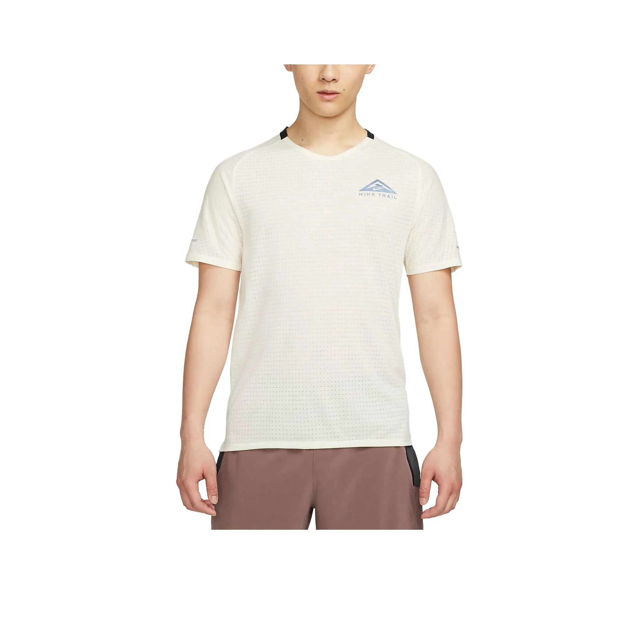 Nike Dri Fit Trail Solar Chase T-Shirt Мужской Coconut Milk
