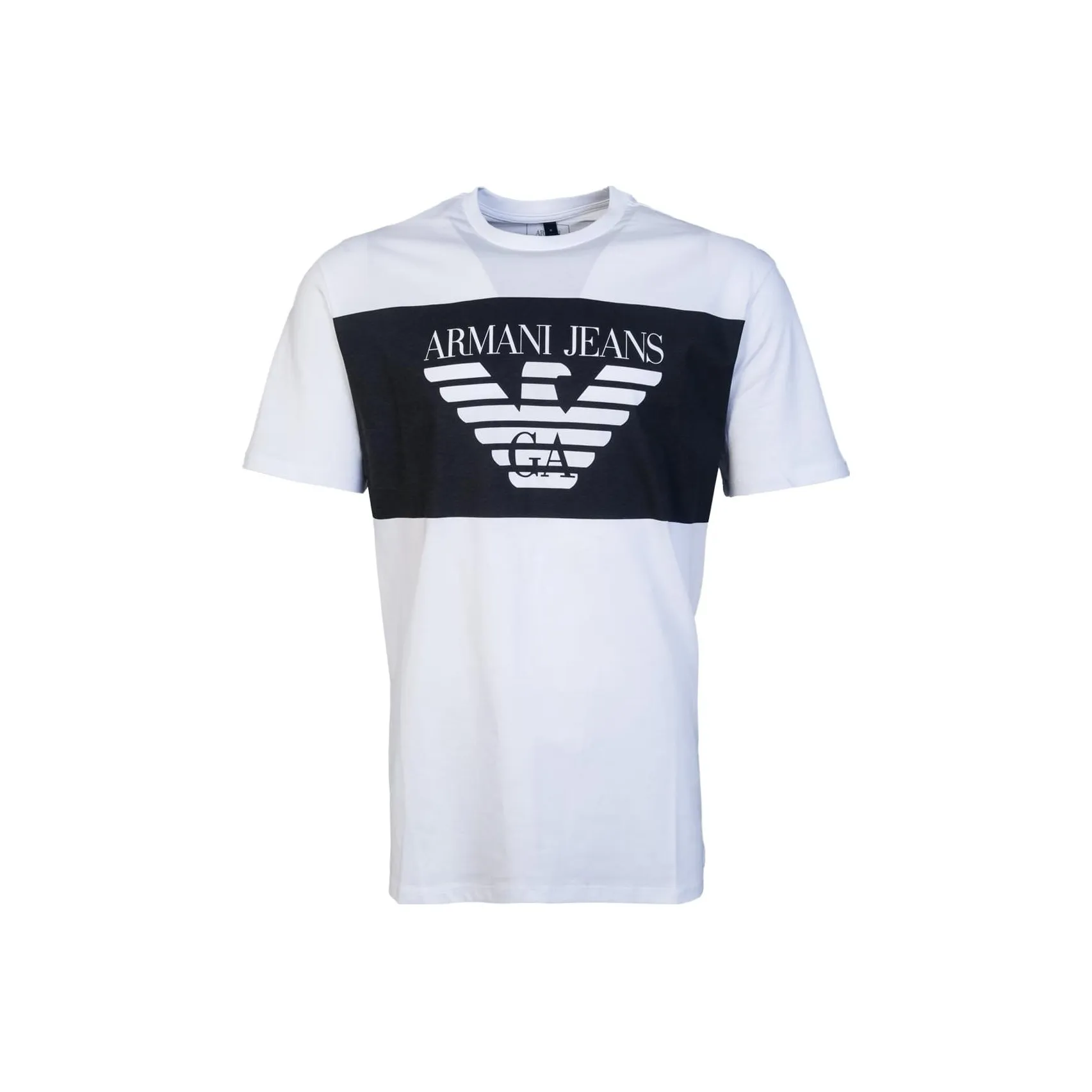 ARMANI JEANS T Shirts Men's White