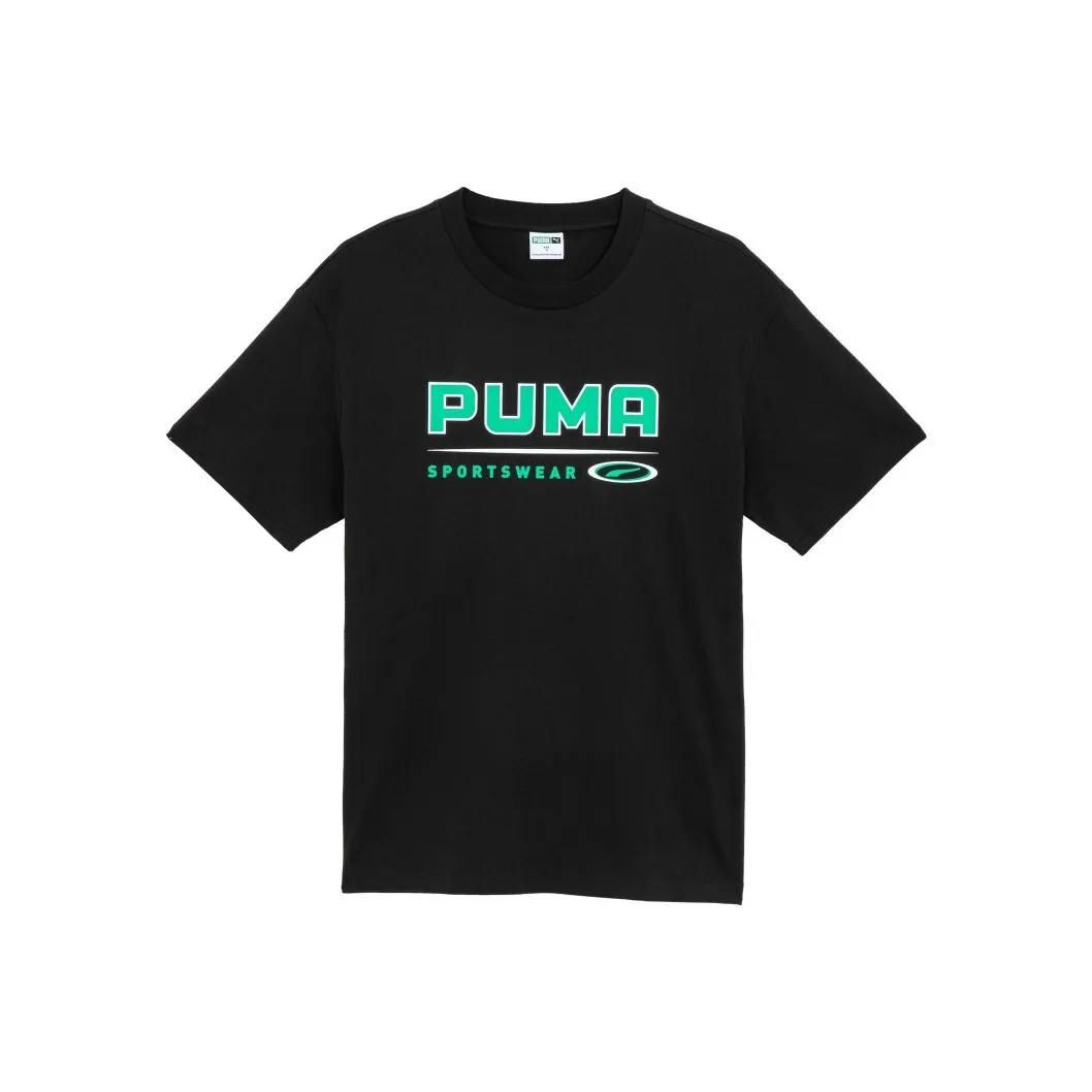 PUMA CLASSICS Черная Унисекс Футболка