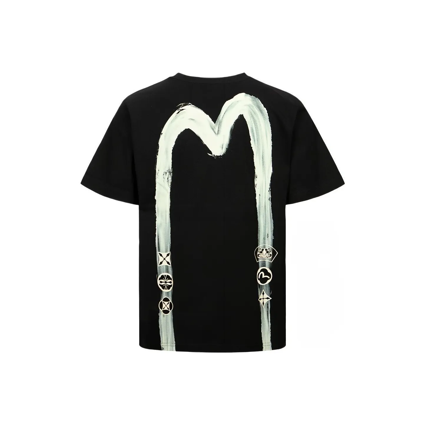 EVISU T Shirts Men's Black