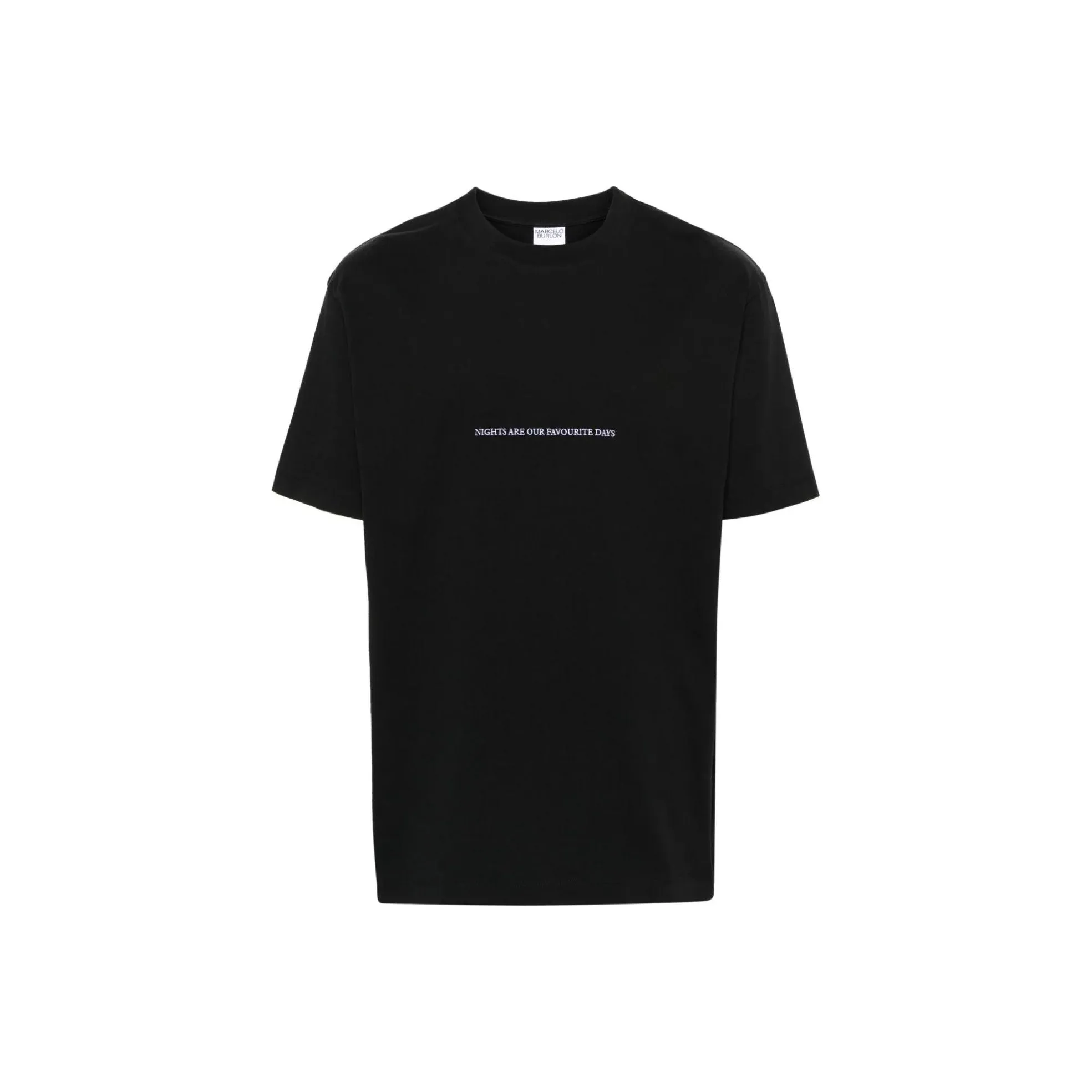 Marcelo Burlon County Of Milan Party Quote print Cotton T shirt