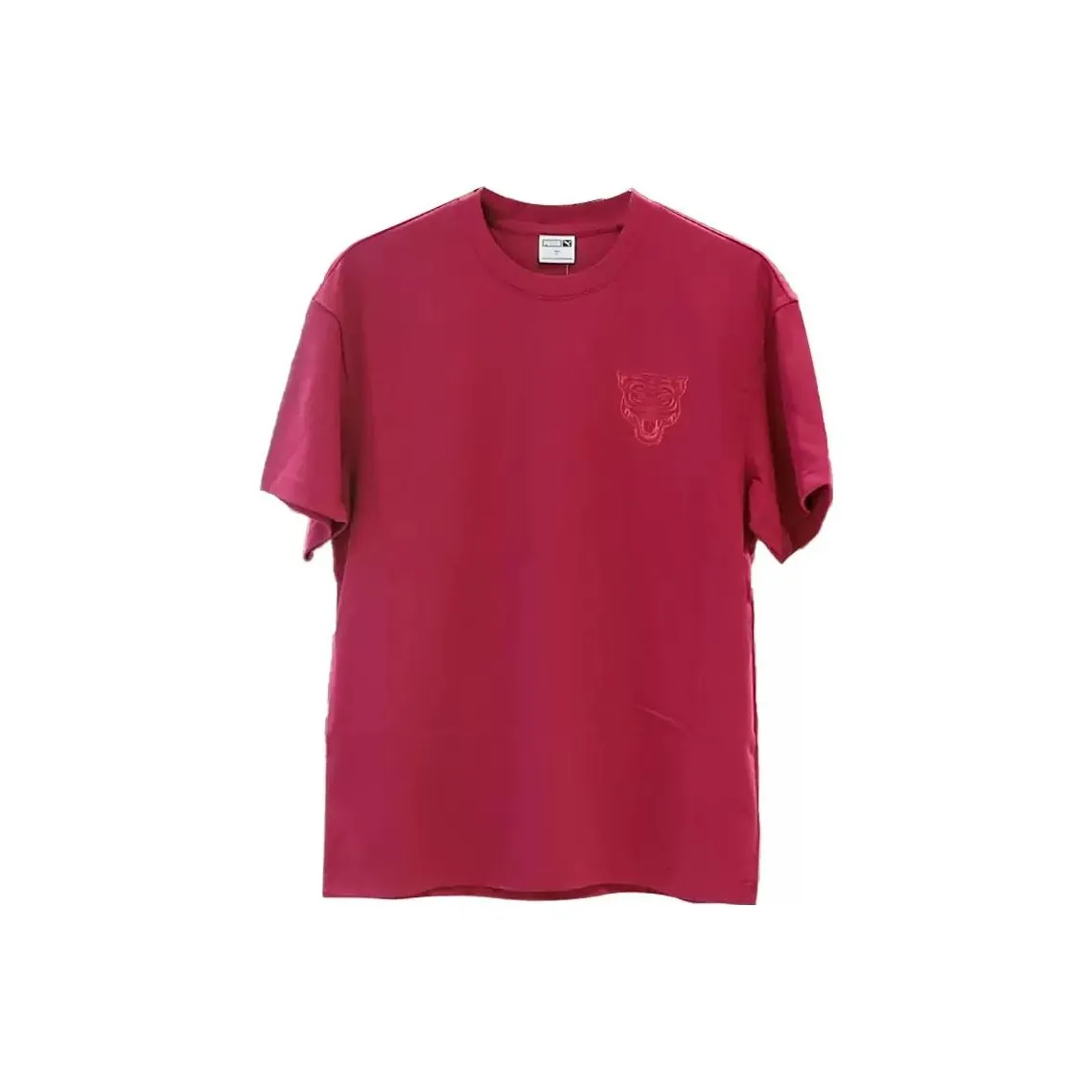 PUMA Red Men's T-Shirts PUMA Красные Мужские Футболки