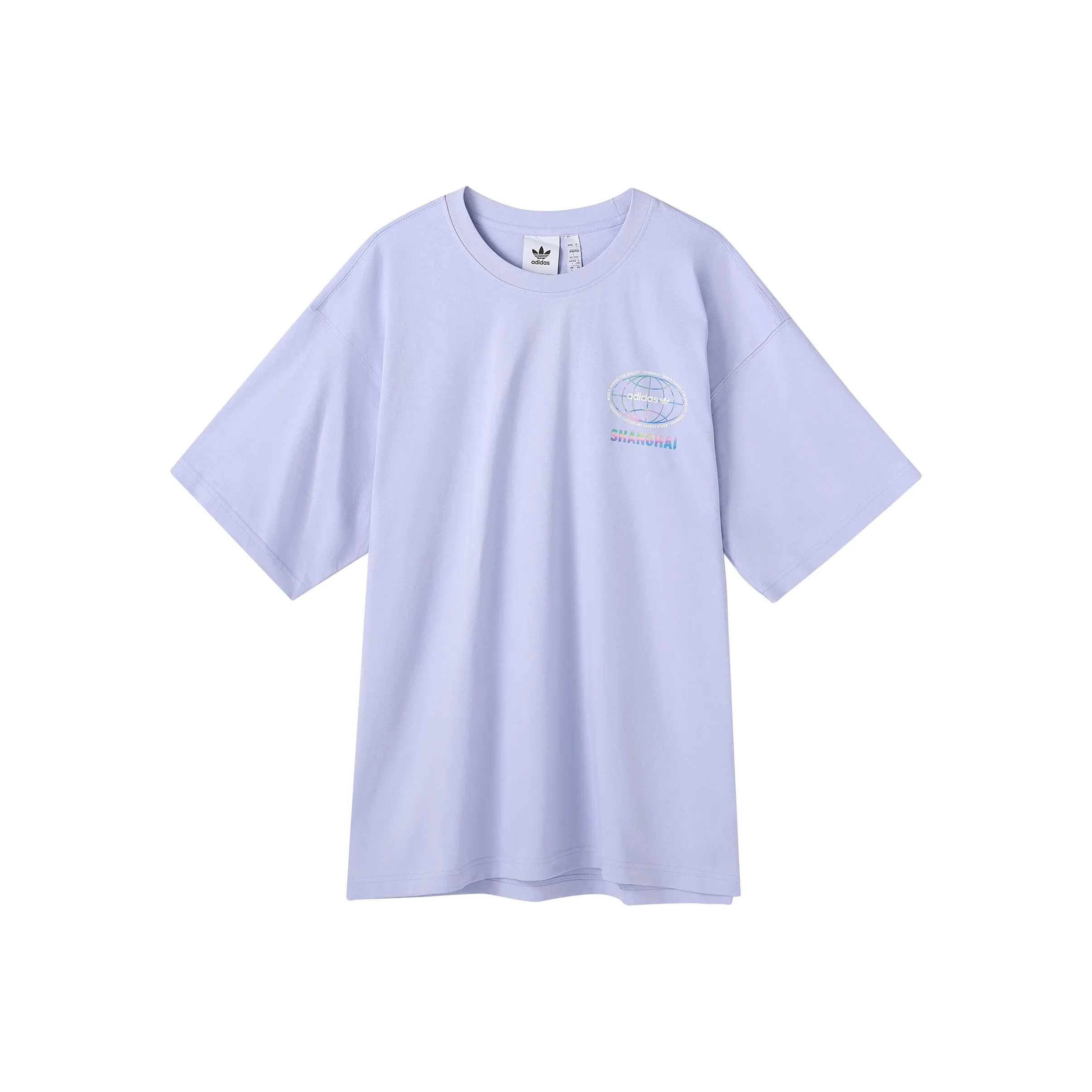 Adidas Originals Светло-фиолетовые Мужские T-рубашки