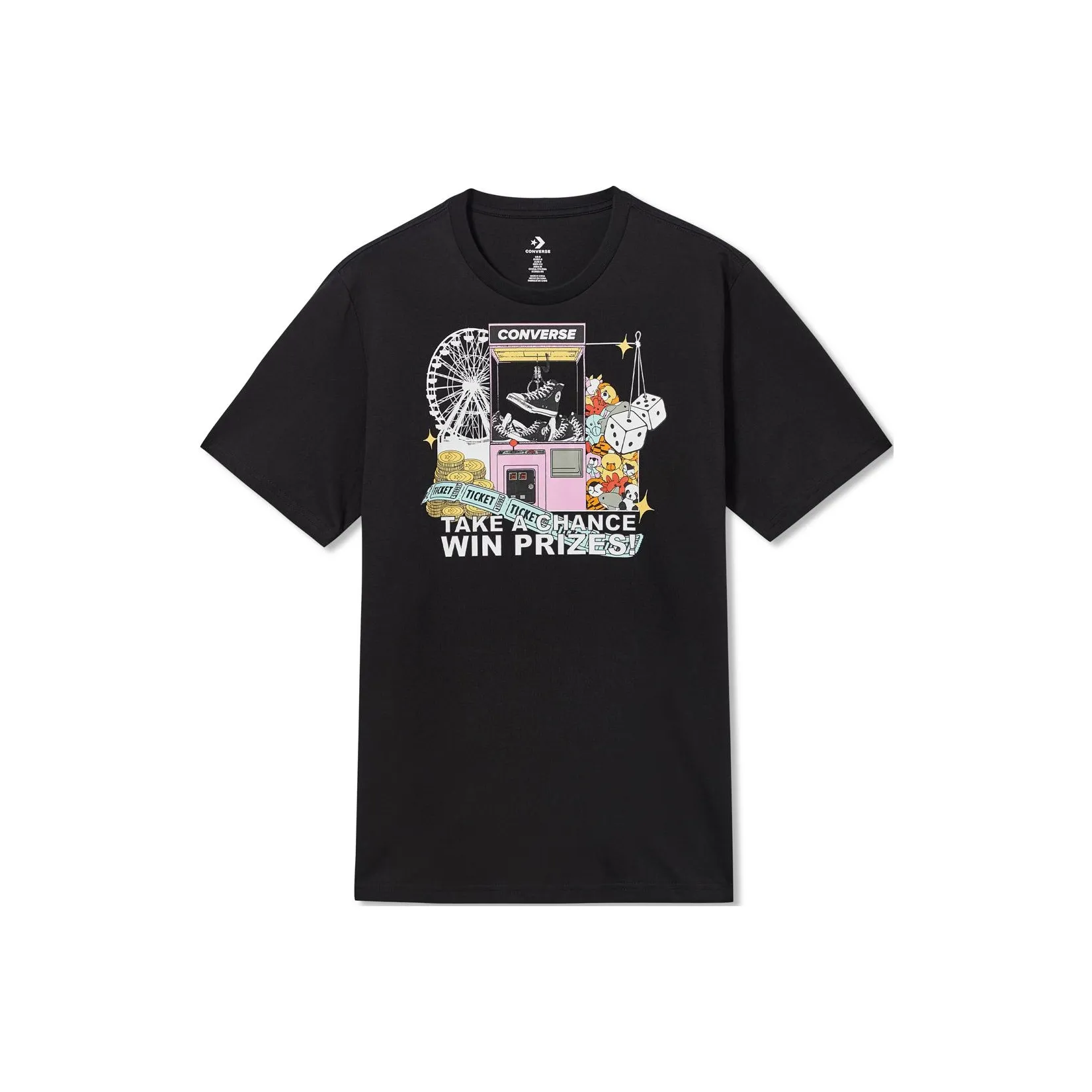 Конверс Claw Machine Черная Мужская Рубашка