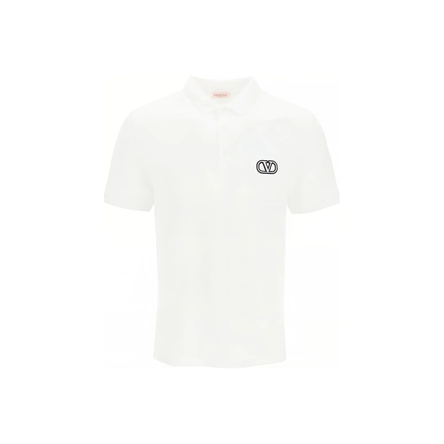 Valentino VLogo Signature Straight Hem Polo Shirt