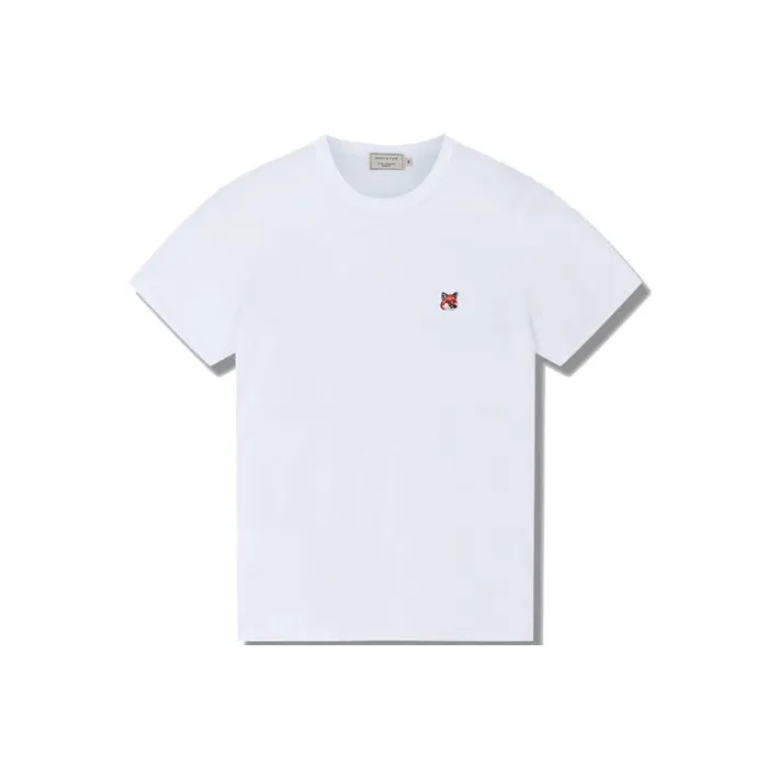 Maison Kitsune Белая Мужская T-Рубашка