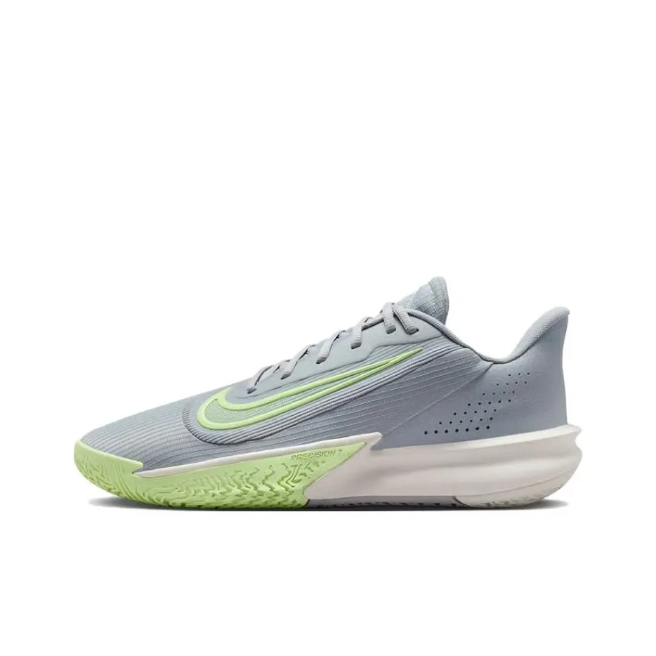 Nike Precision 7 Амортизация Износостойкий Низкий Топ Casual Мужской Серый