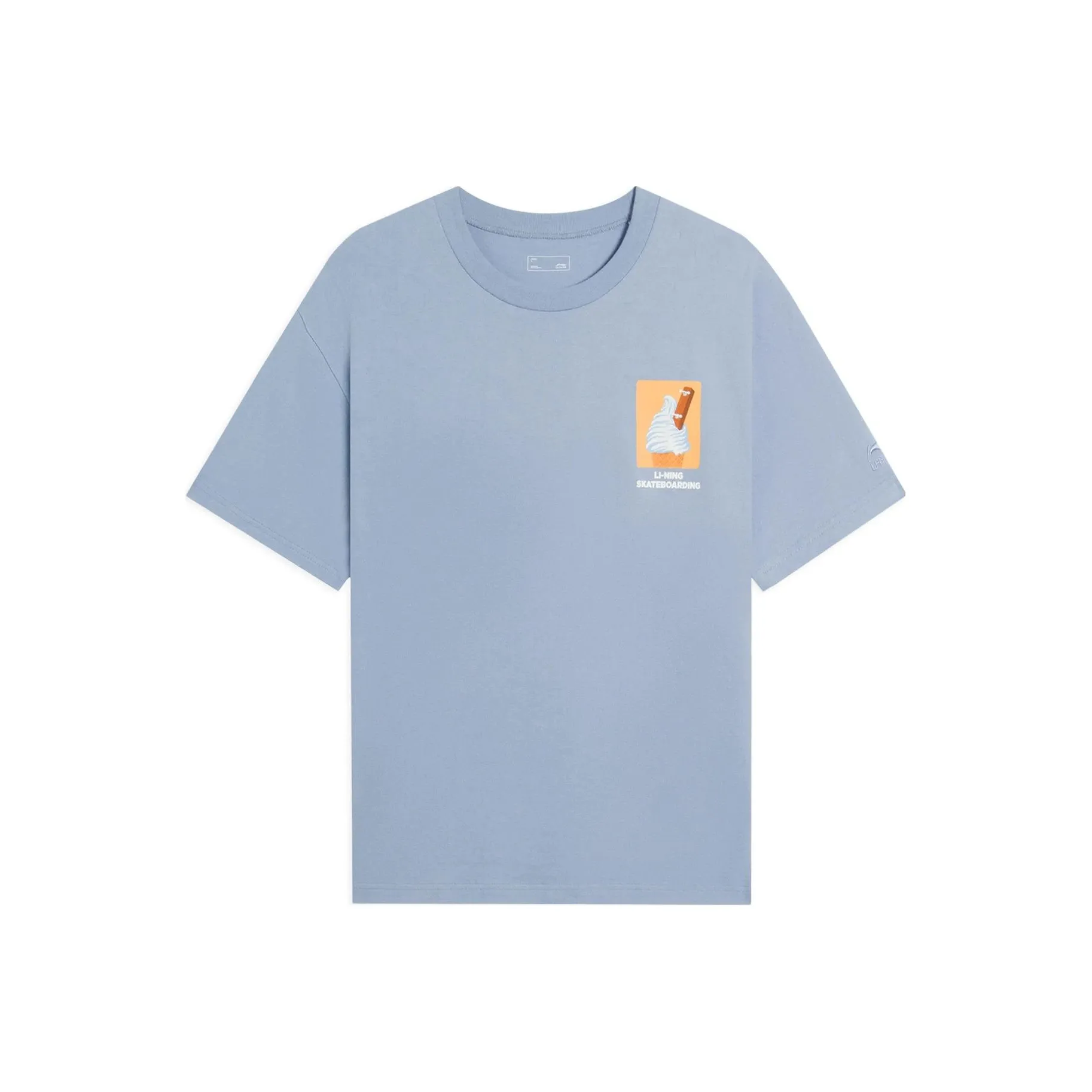 LiNing x Phil Hackett T Shirt Unisex Soft Gray Blue