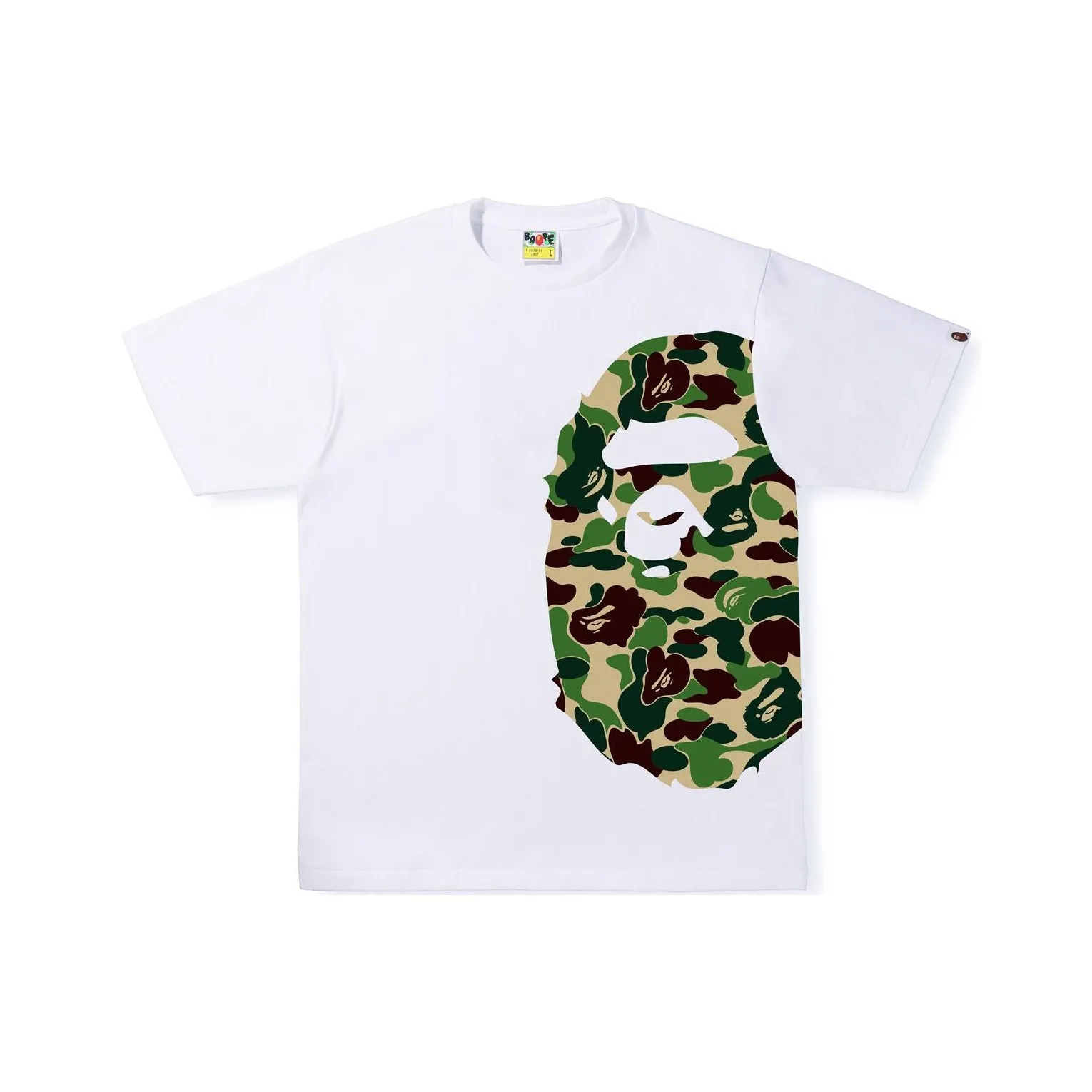Bape Abc Camo Side Big Ape Head Tee