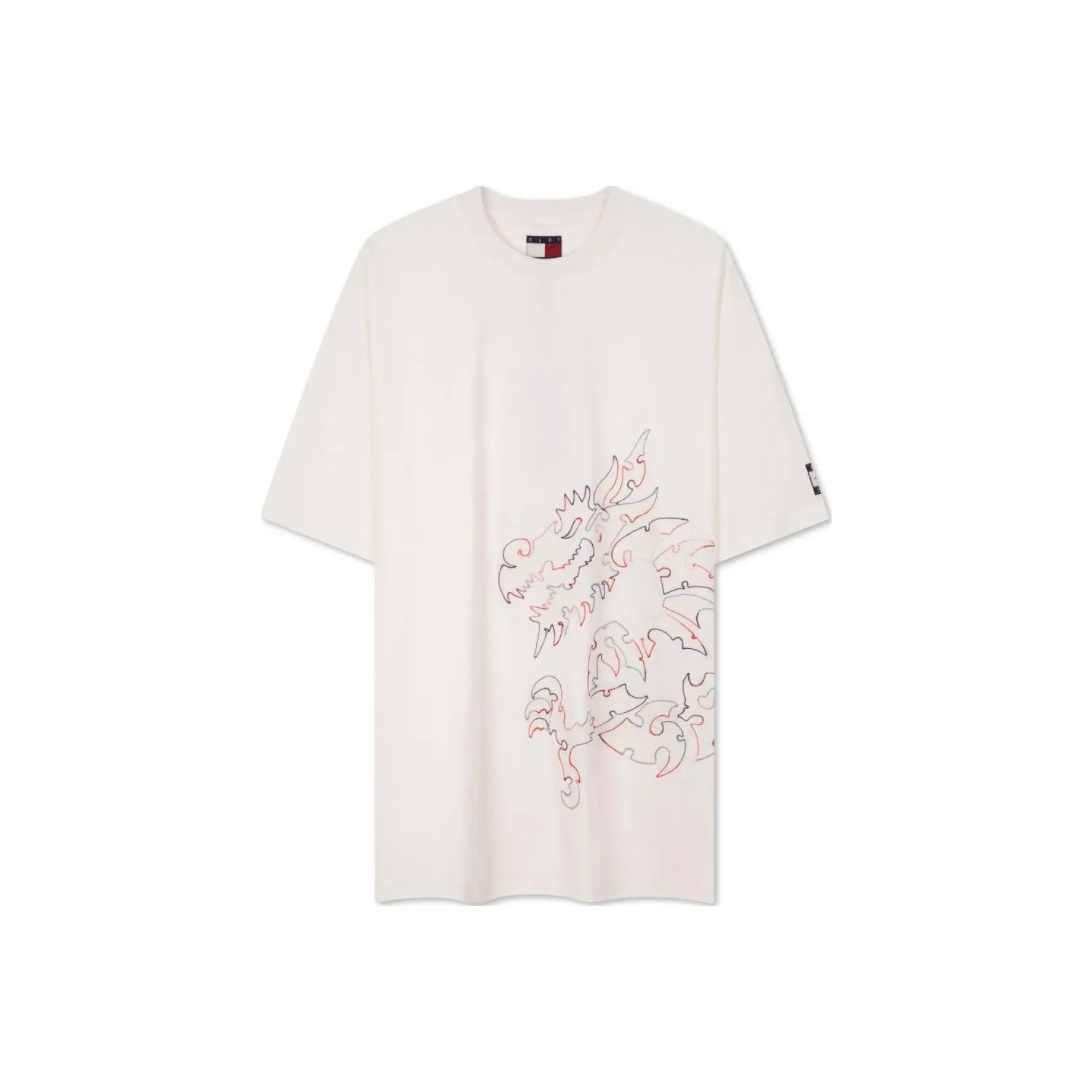 Tommy Hilfiger x CLOT T Shirt Unisex Ecru