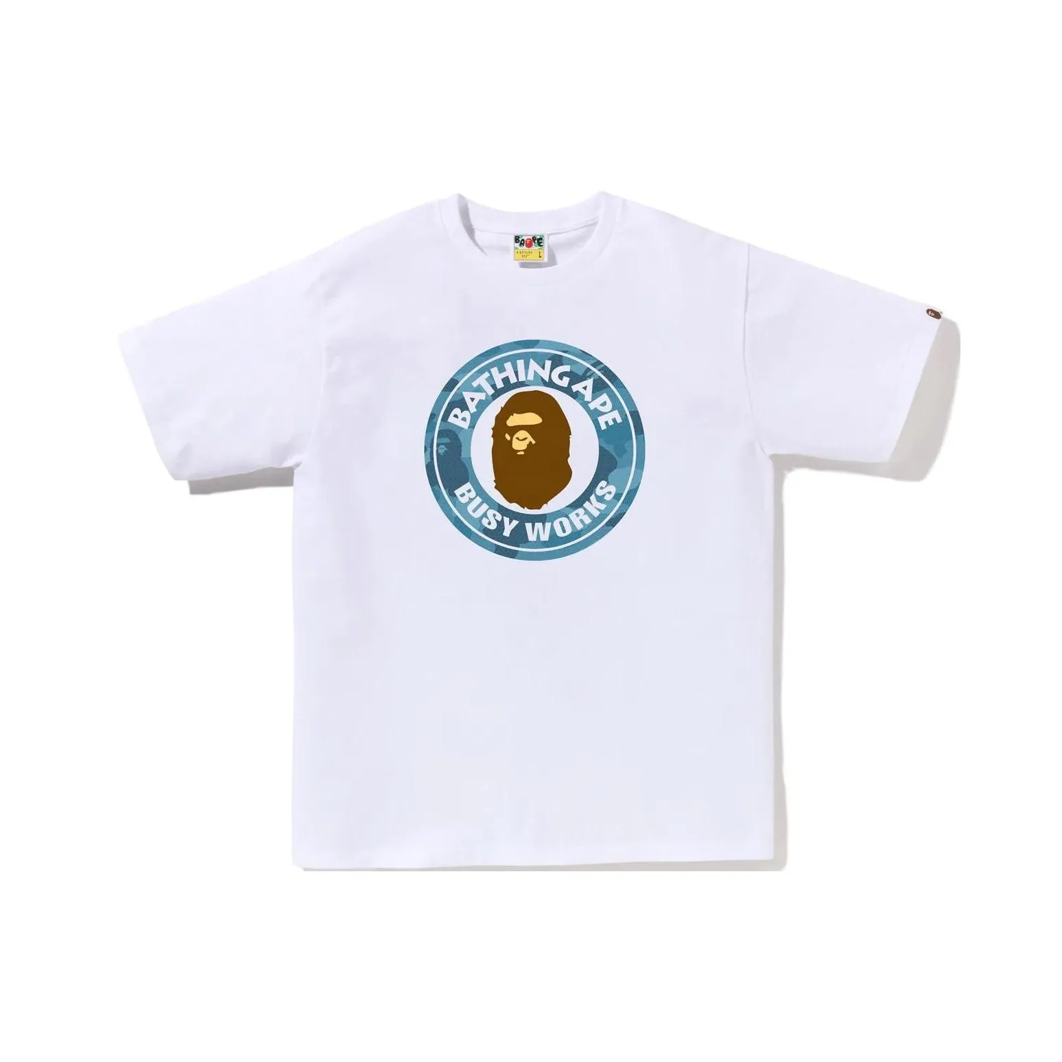 Bape Honeycomb Camo Busy Works Tee