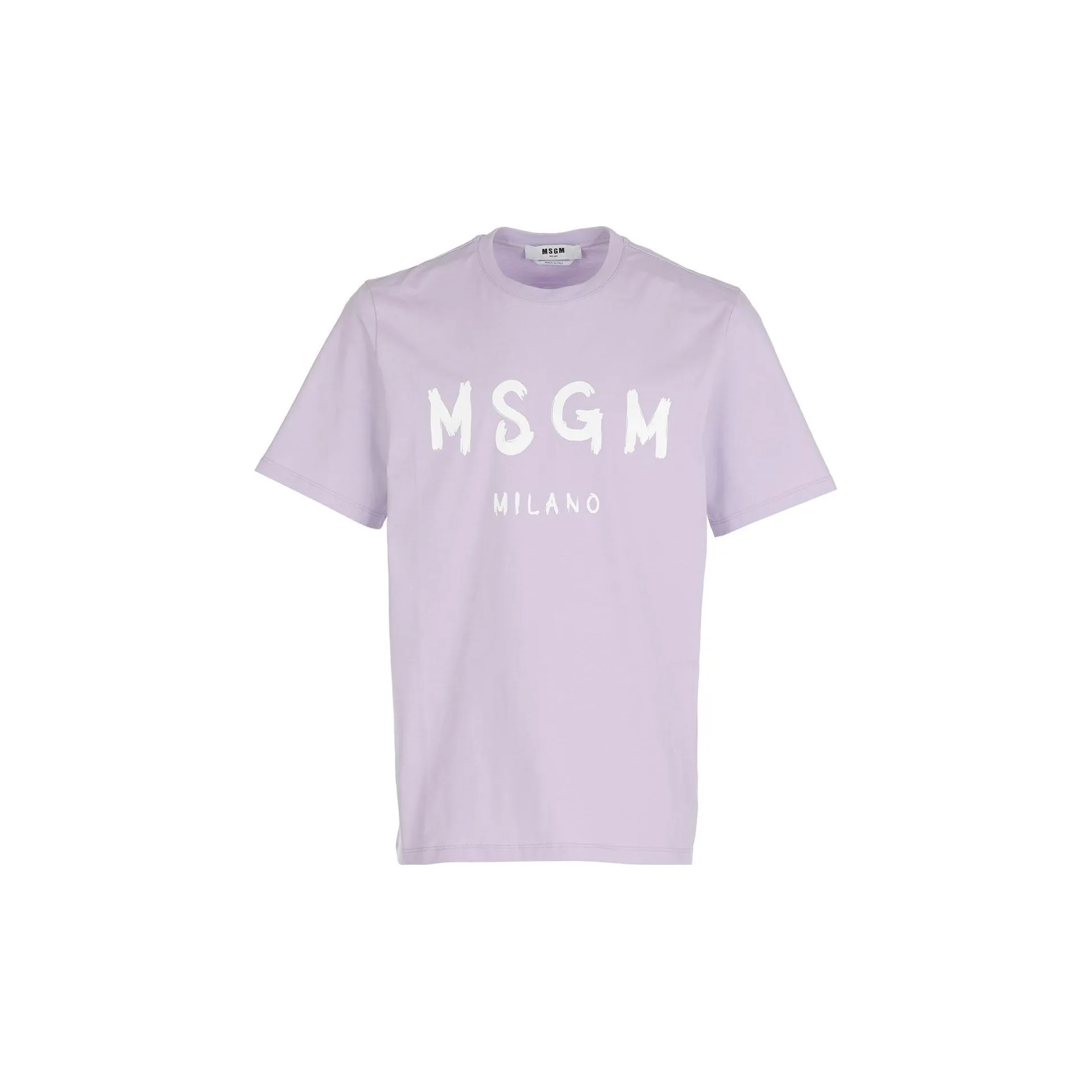 MSGM T-Shirt Мужской Светло-фиолетовый