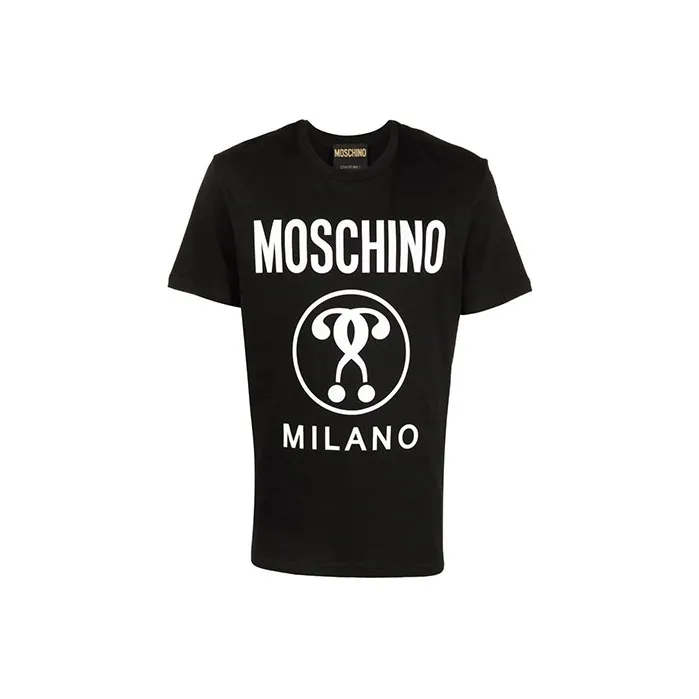 MOSCHINO FW22 T Рубашка Мужская Черная