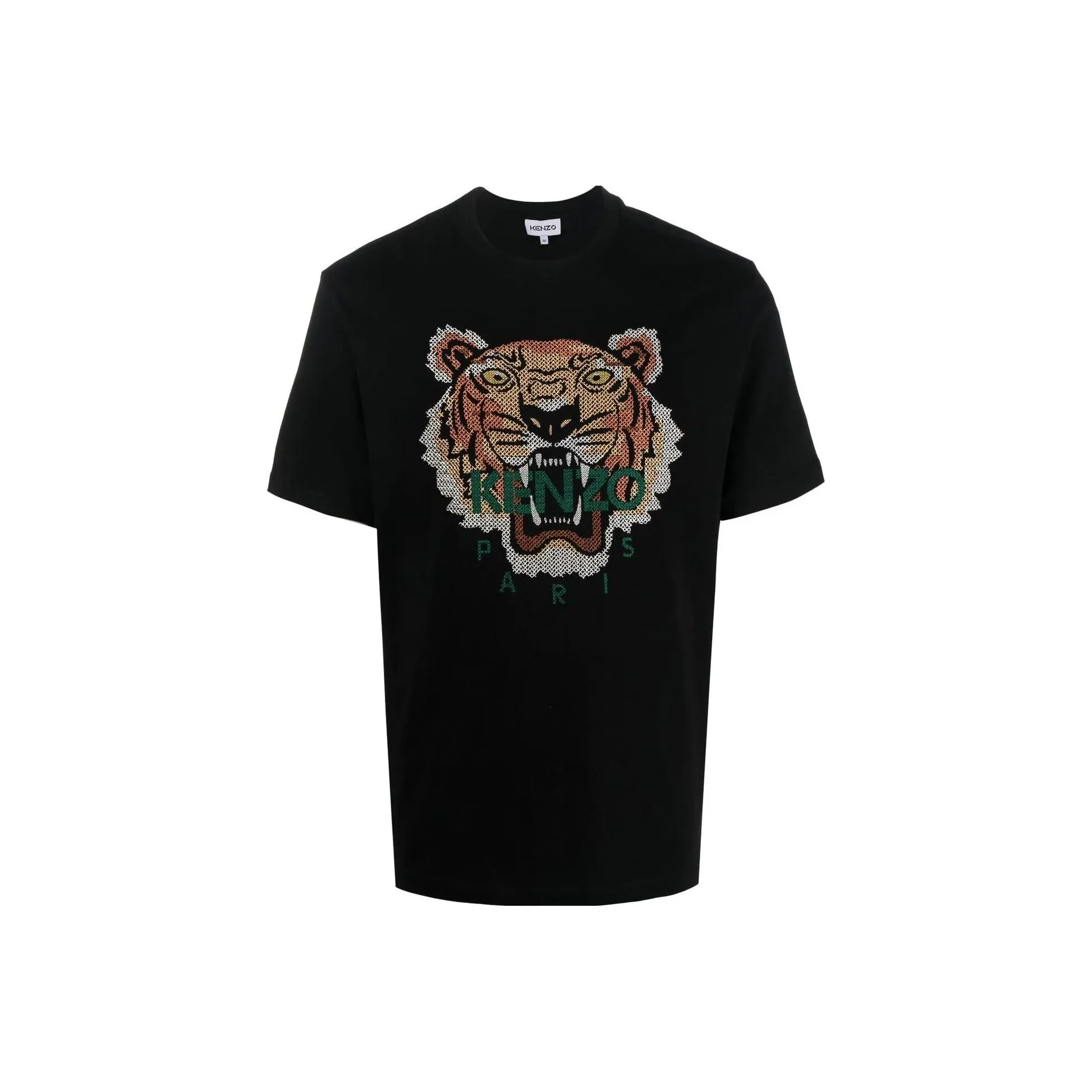 KENZO Classic Tiger Head FW22 T Рубашка Мужская Черная