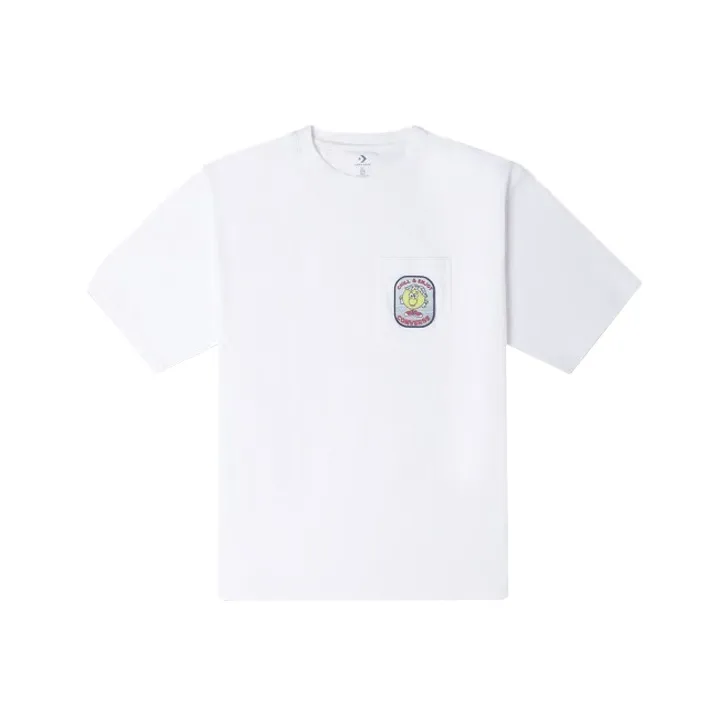 Конверс FRUIT PATCH POCKET T Рубашка Мужская Белая