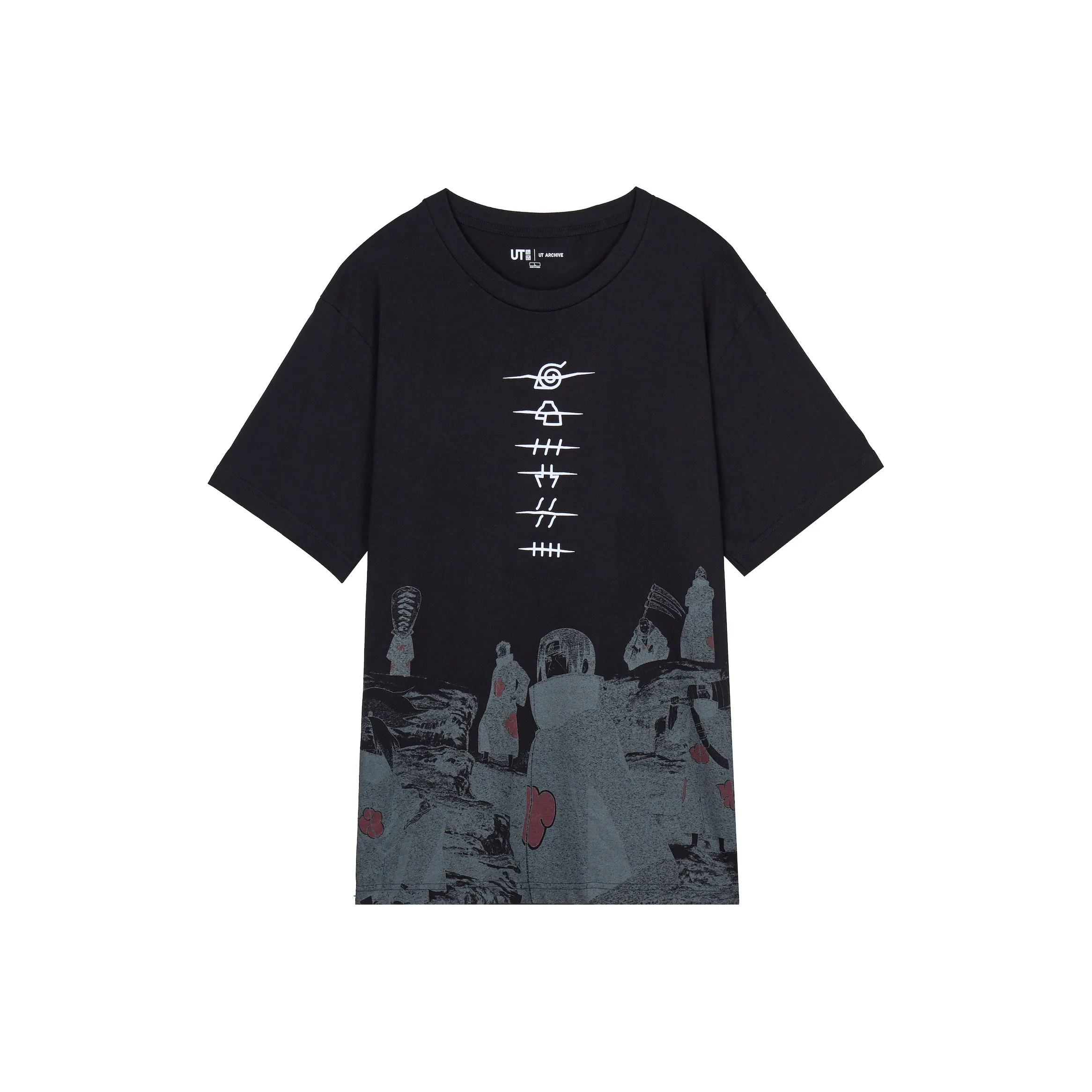 UNIQLO X Naruto SS23 T Shirts Unisex Black