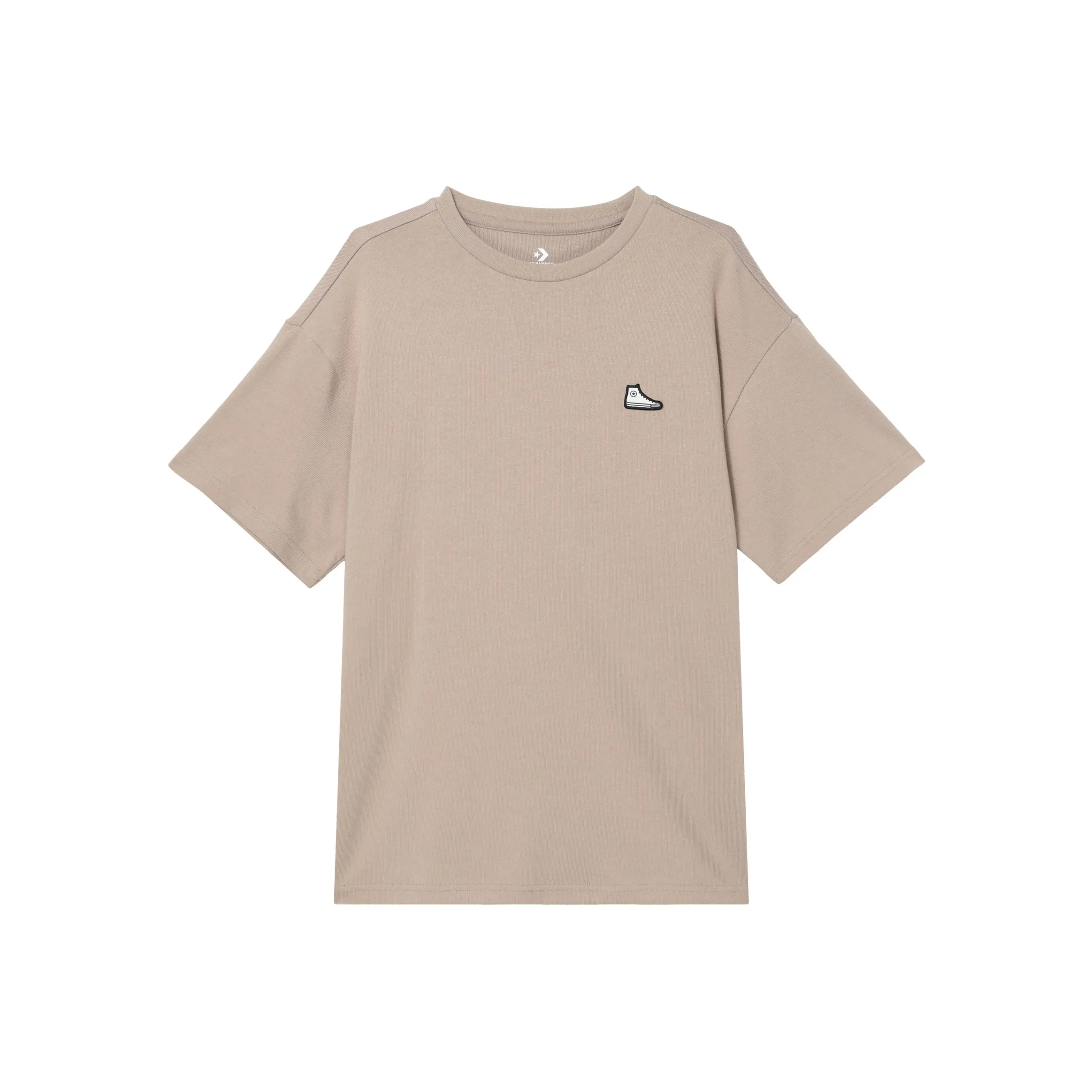Converse SNEAKER PATCH T Shirts Unisex Brown