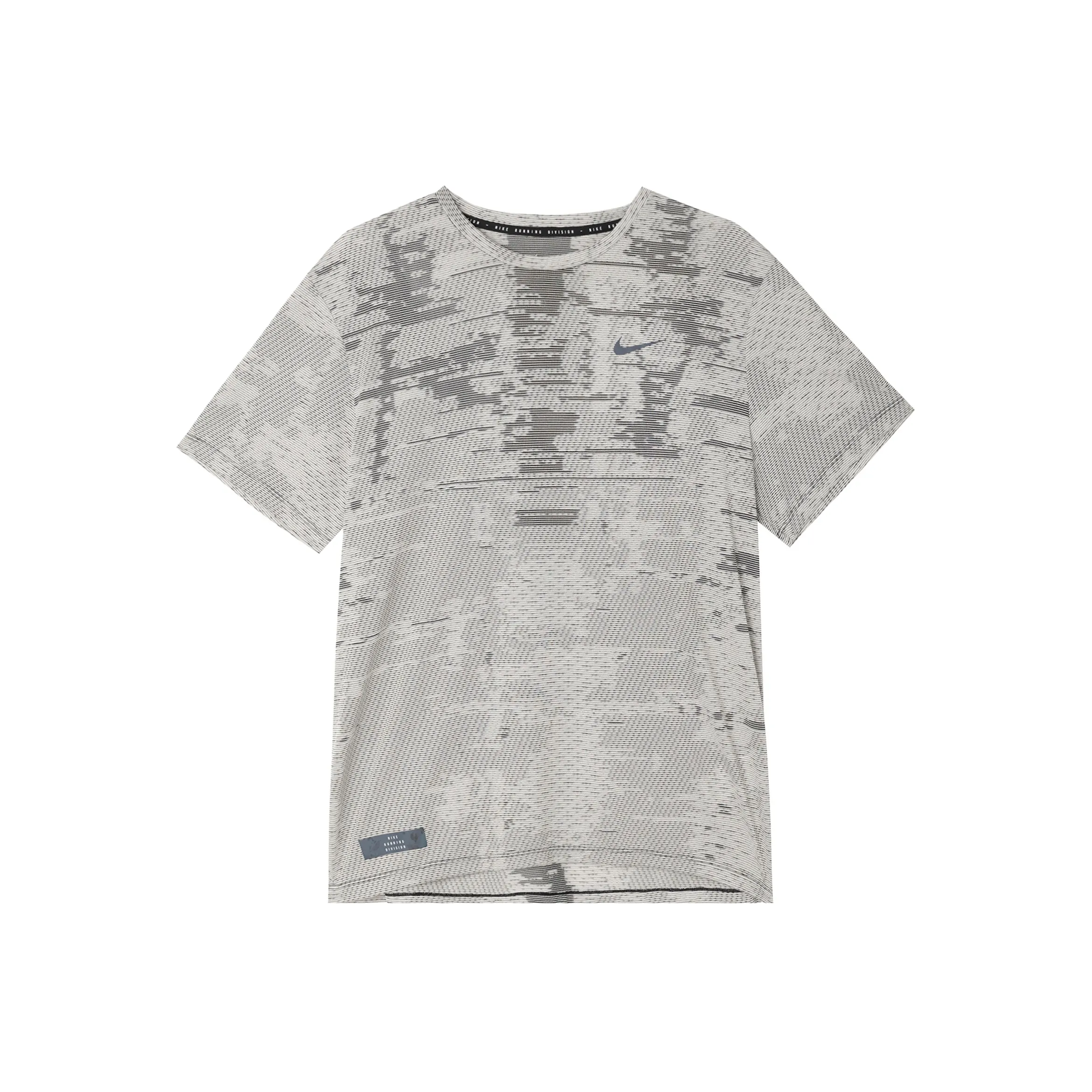 Nike Бег Т-Рубашка Мужская Серого цвета