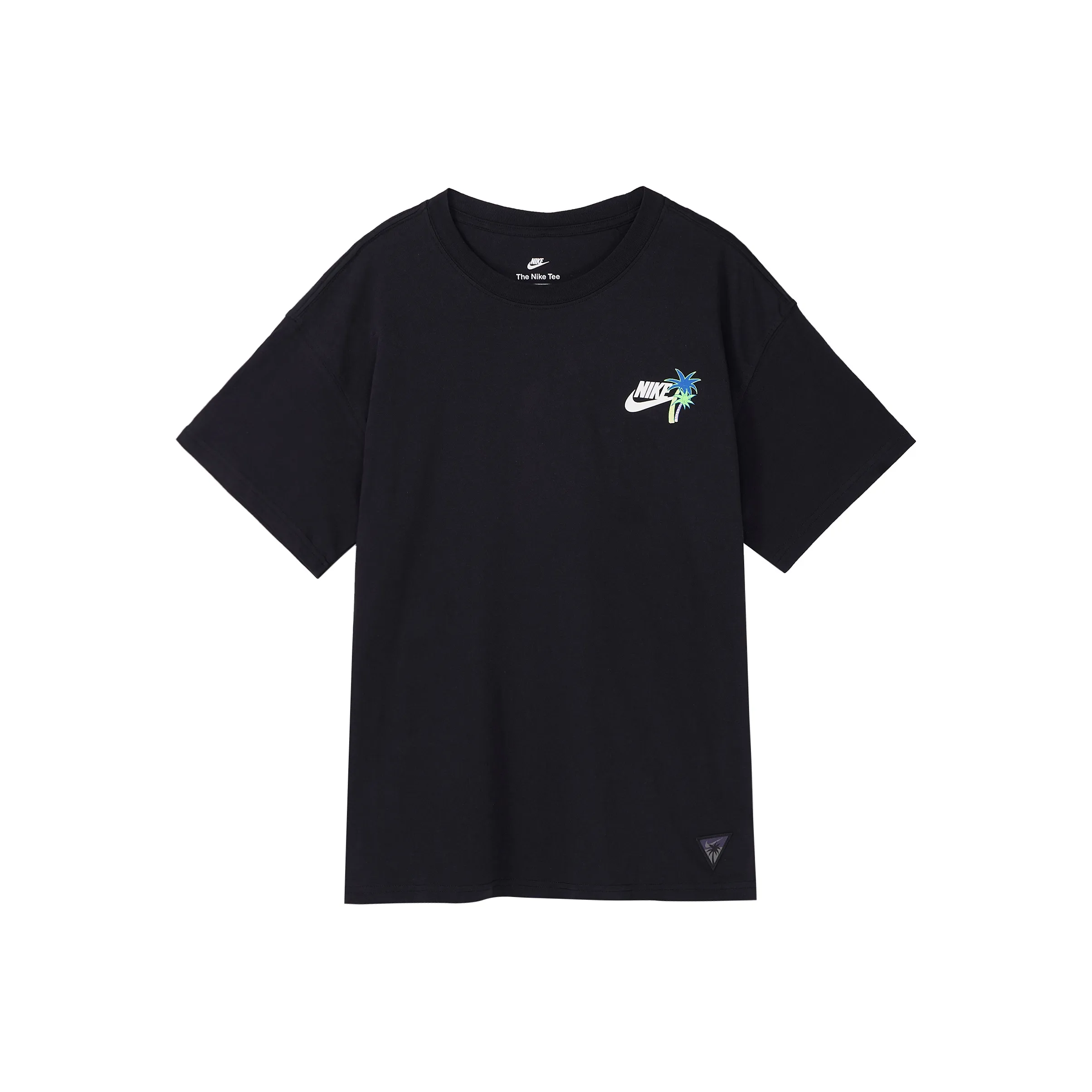Nike Sportswear Men's Embroidered Graphic Logo T Shirt Black