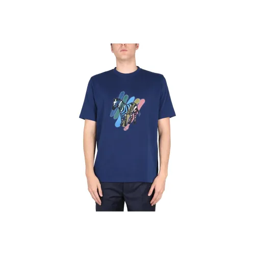 PS By Paul Smith Синие Мужские Рубашки