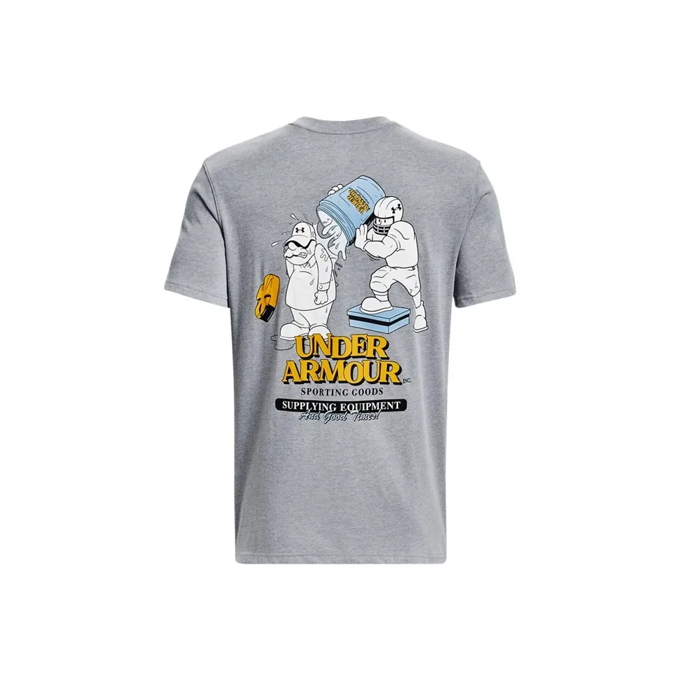 Under Armour T Shirts Men's Gray