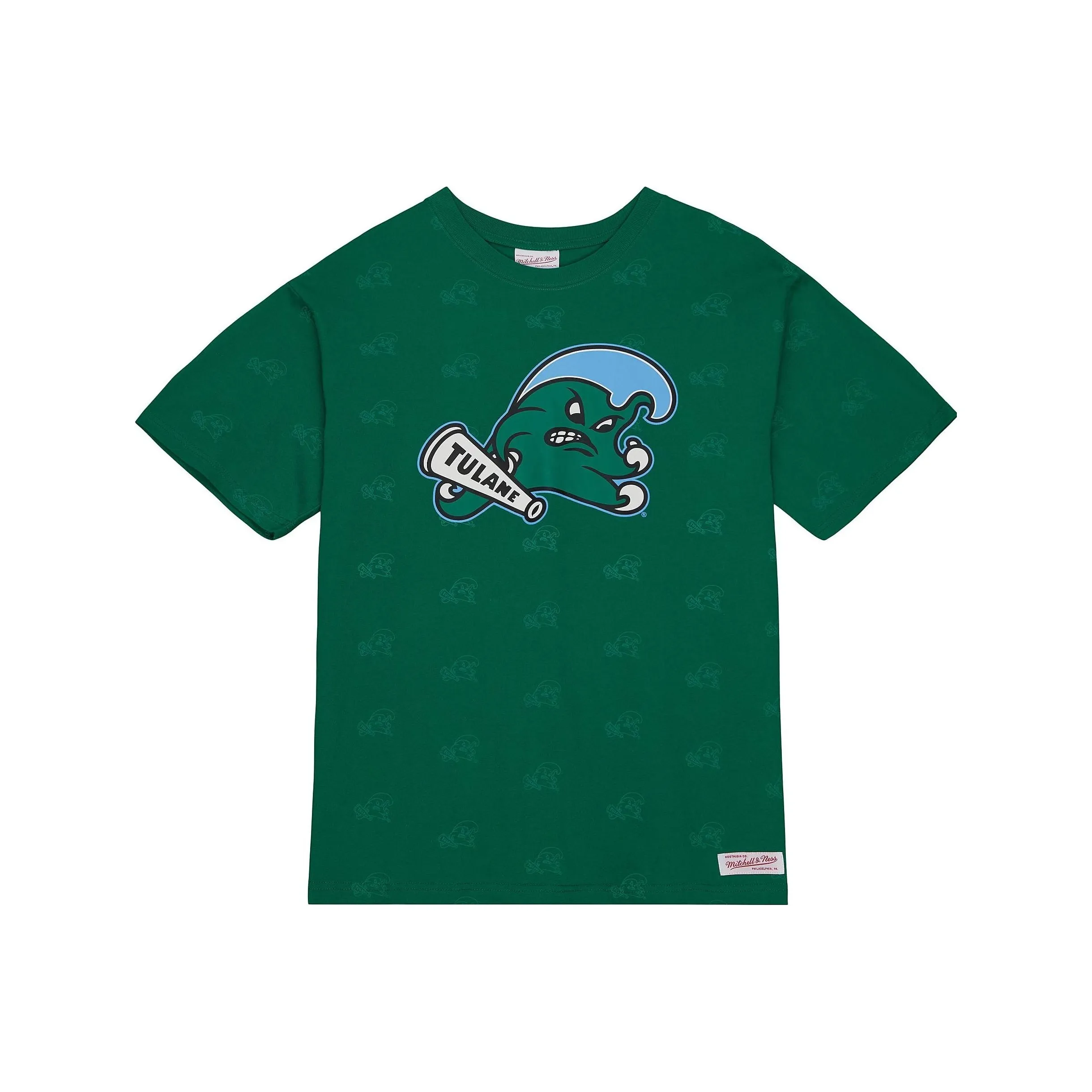 Mitchell Ness Зеленая Мужская Футболка