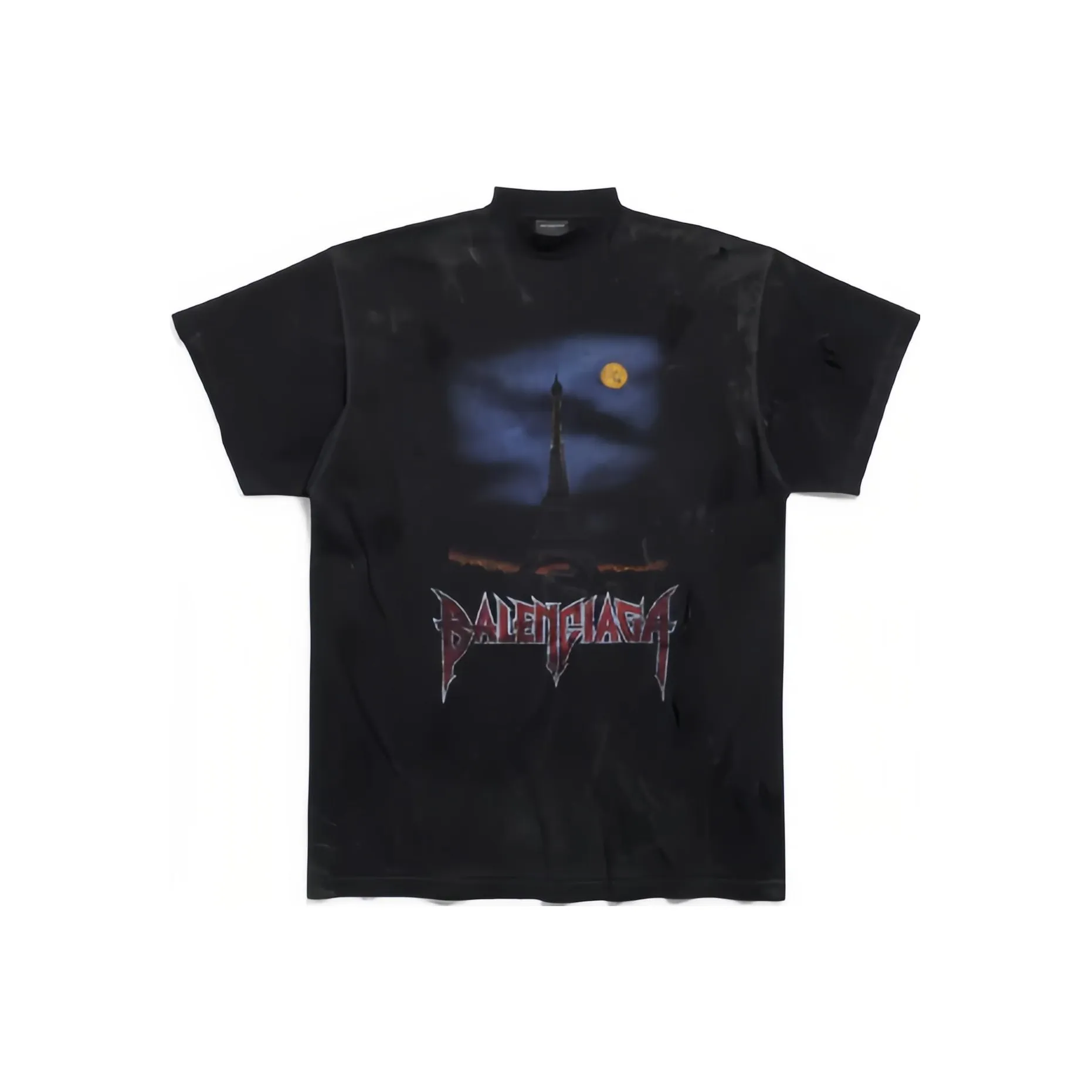 Balenciaga Sticky Note T Shirt Oversized In
