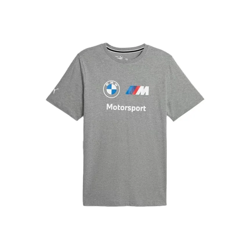PUMA BMW M Motorsport T Shirts Men's Gray