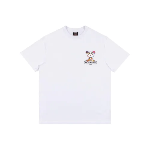 BLACKPINK X TAKASHI MURAKAMI Белая Унисекс Футболка