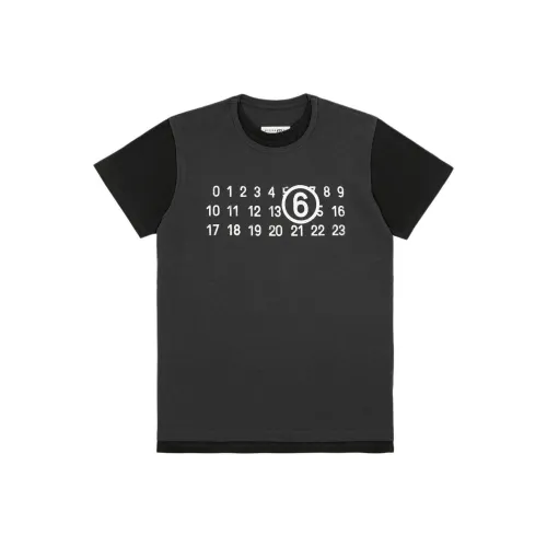 MM6 Maison Margiela Черная Унисекс Футболка