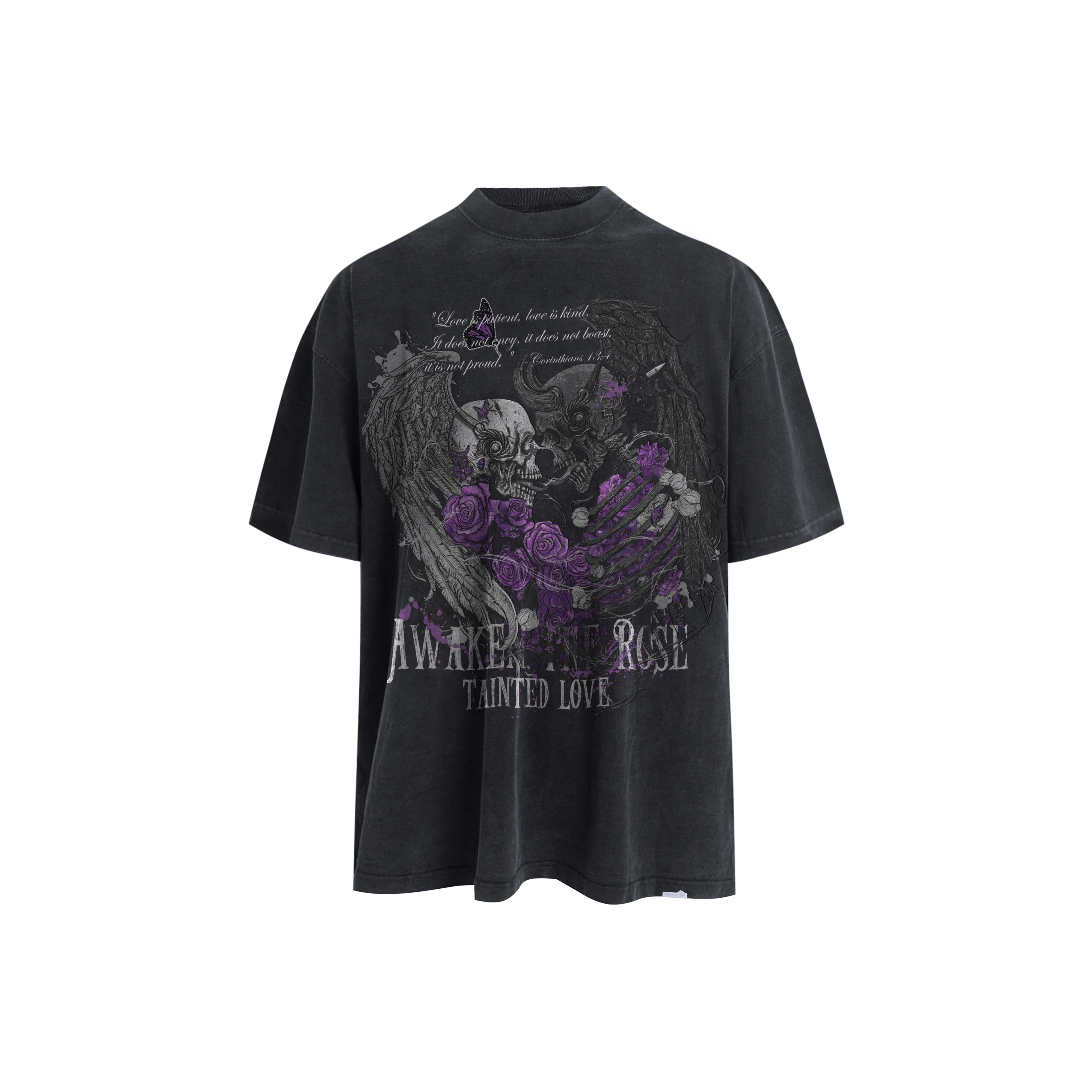 AWAKEN THE ROSE T Shirt Unisex Black