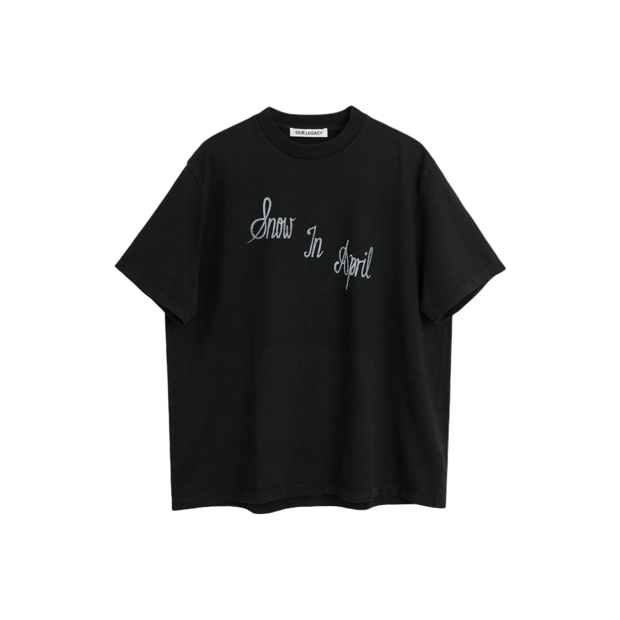 OUR LEGACY Мужские черные футболки