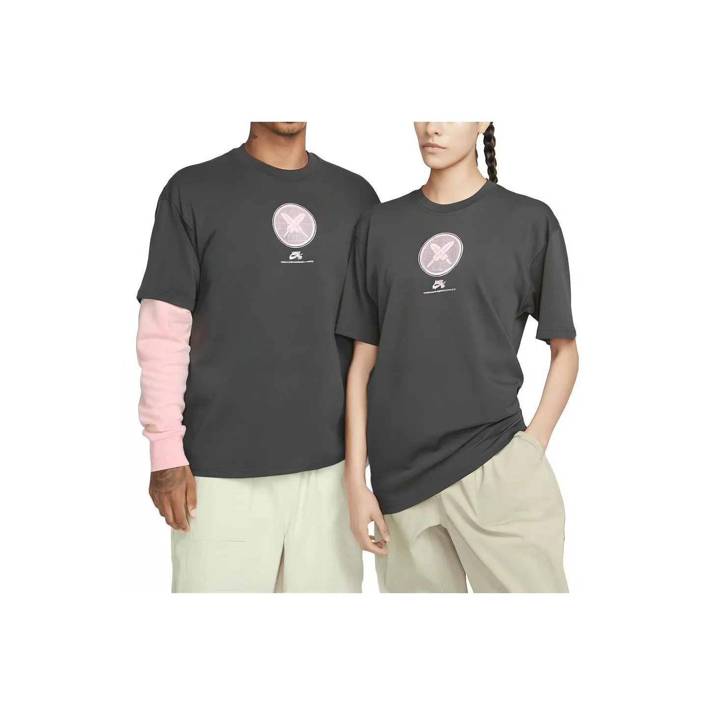 NIKE SB X Yuto SS23 Co Branded SERIES Черная Унисекс Рубашка T