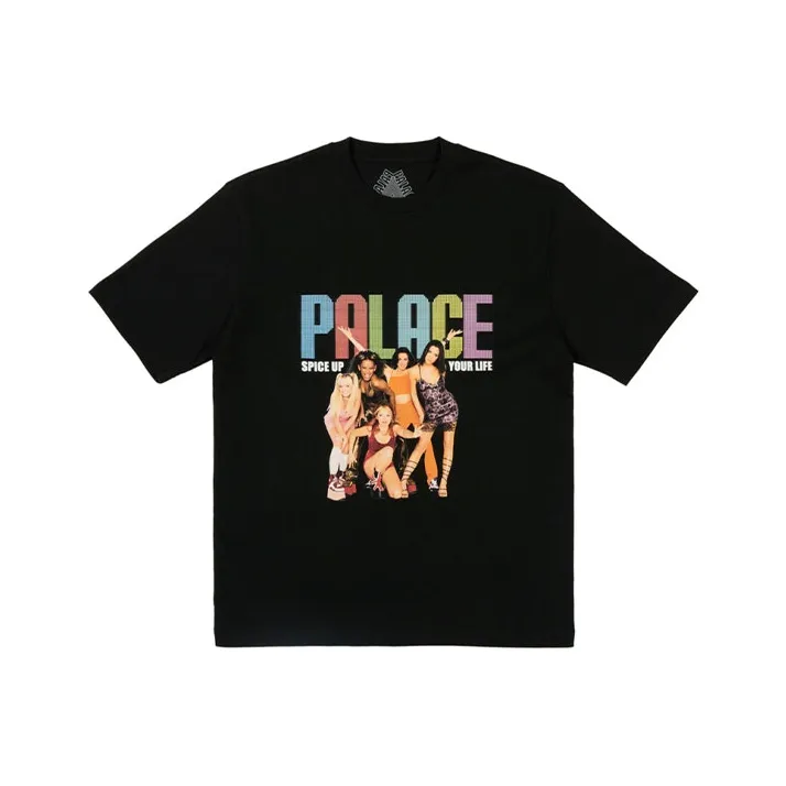 PALACE FW23 Осенний Зимний Коллекция SPICE Женская T-Рубашка T-Рубашка Унисекс