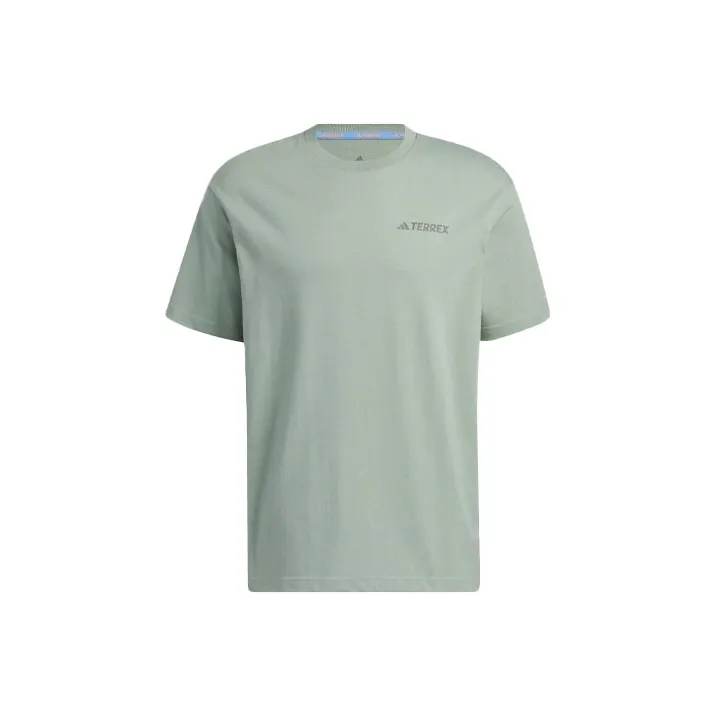 Adidas T Shirts Unisex Dusty Green