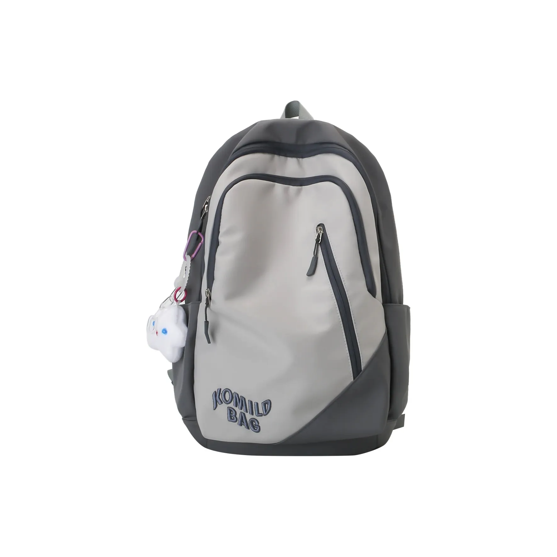 Single Warehouse Нейлон Рюкзак Unisex Light Серый Черный Бургунди Хаки Темно-синий Розовый