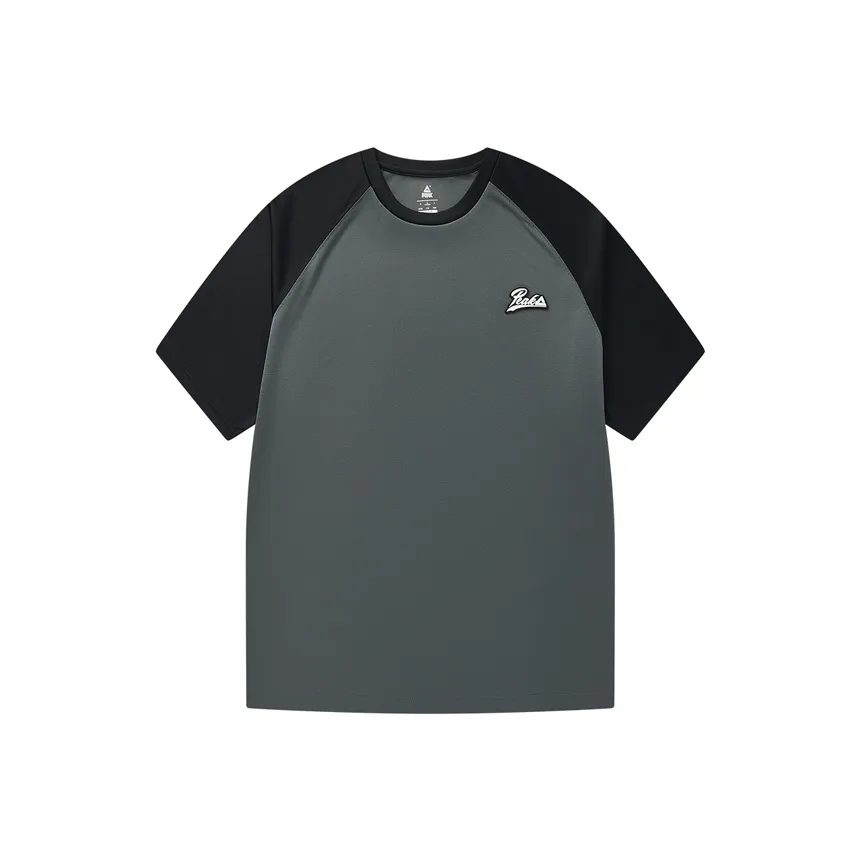 PEAK Черный Серый Мужская T-Рубашка