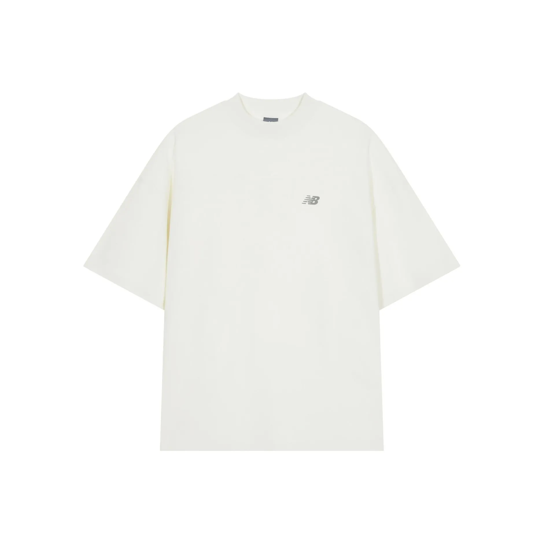 New Balance NB 100% Cotton T Shirt Unisex Ecru