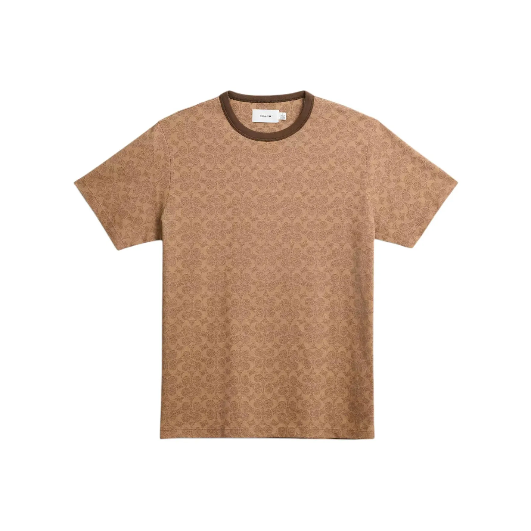 COACH SS24 T-Shirt Унисекс Коричневый