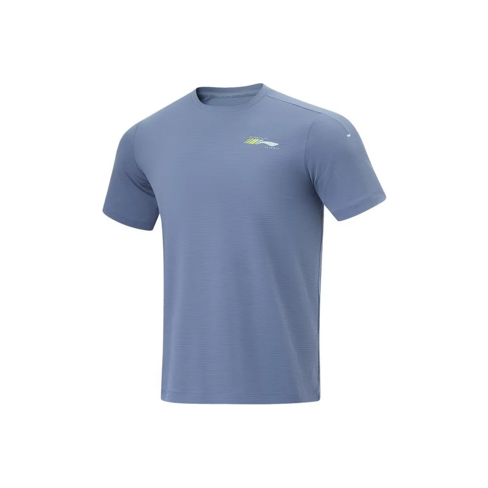 LINING Fitness Series T-Shirt Мужской Пыльно-Синий