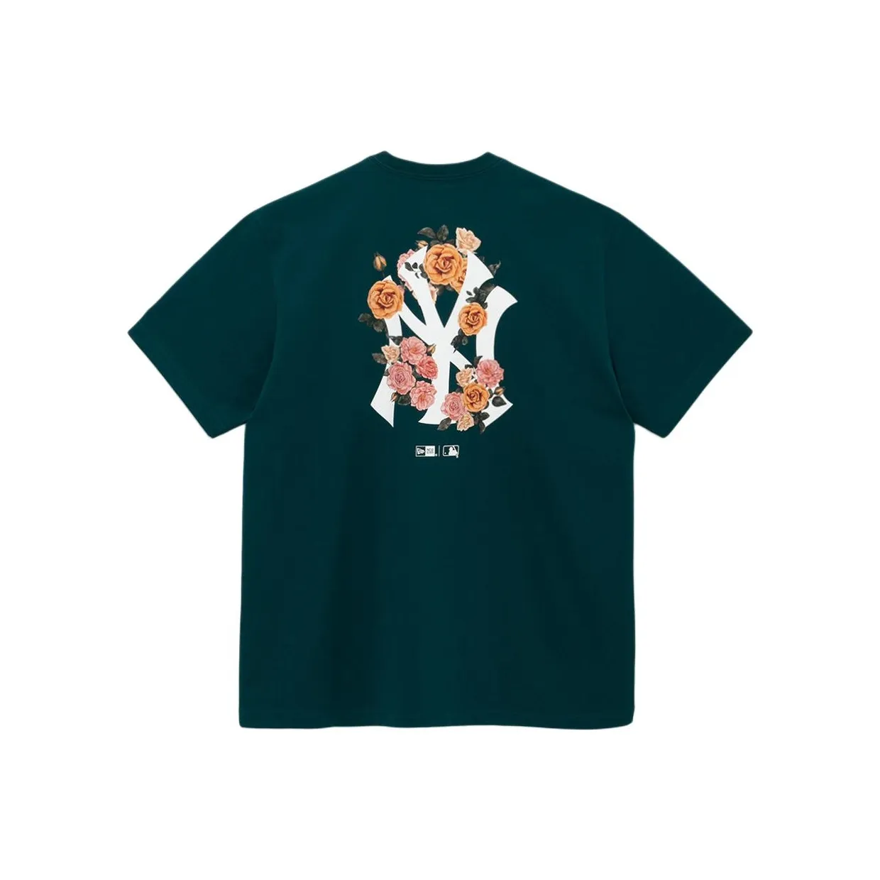 New Era T-Shirt Унисекс Темно-циановый