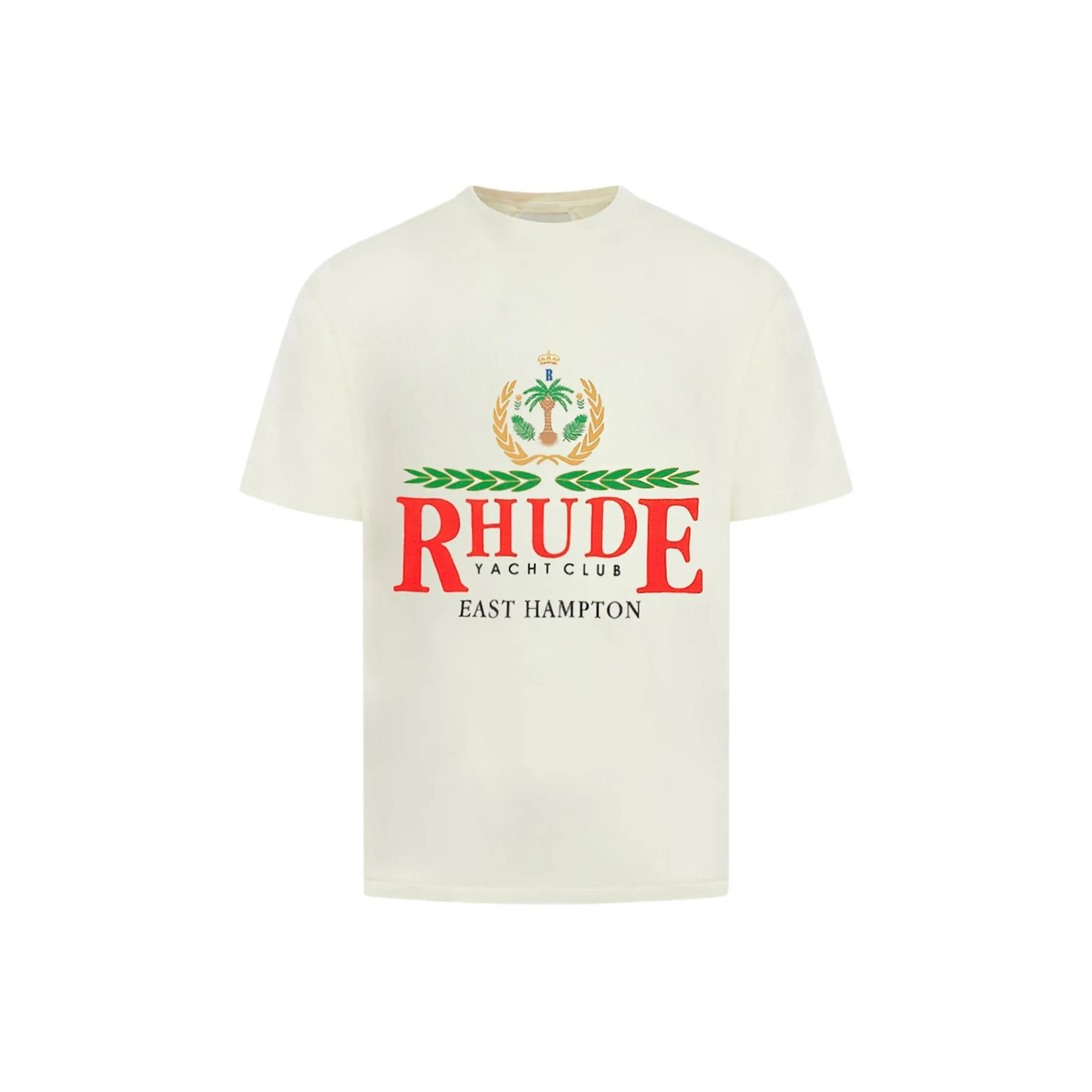 RHUDE East Hampton Crest Cotton T shirt