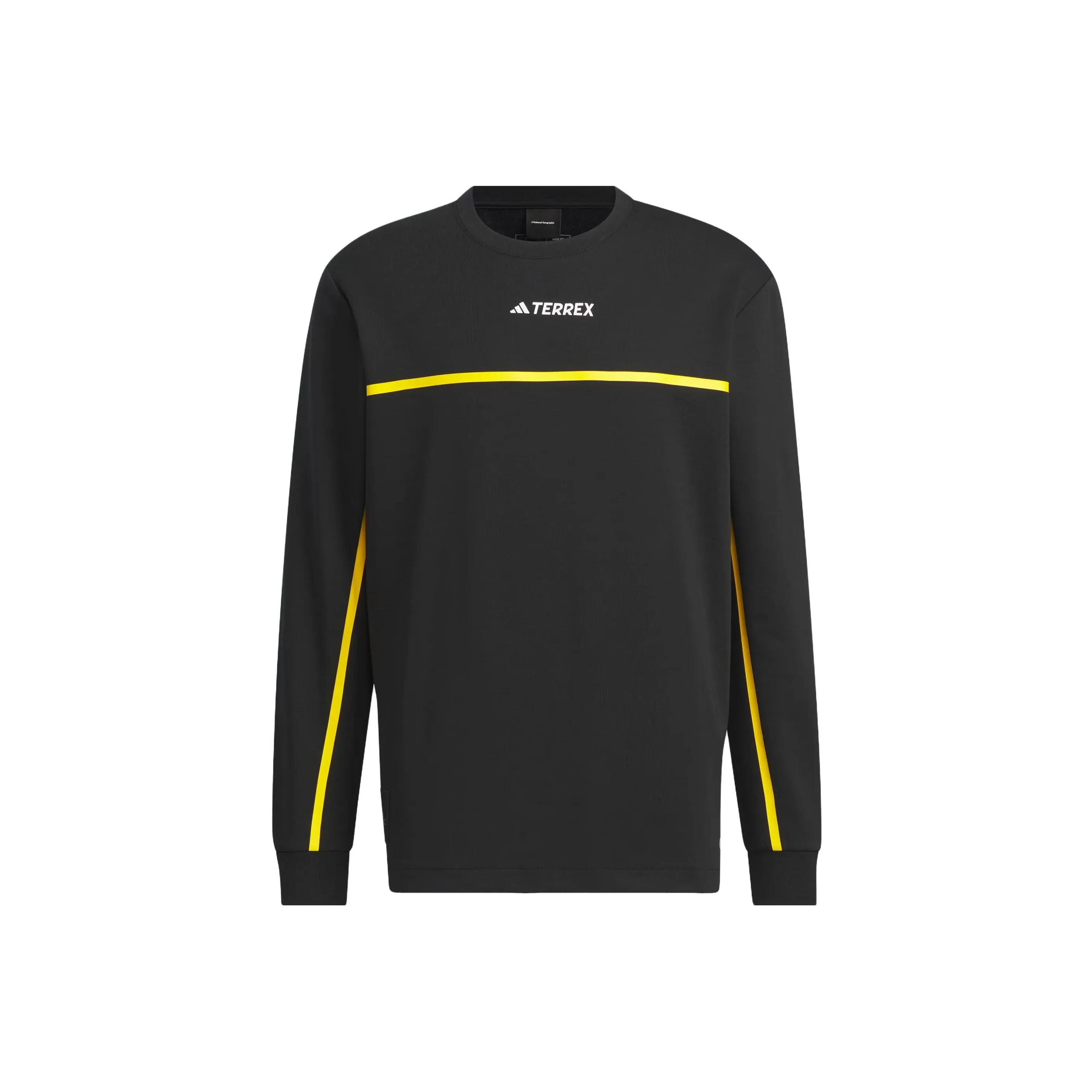 Adidas National Geographic Co Branded Секция National Geographic Tech Tee T Рубашка Мужская Черная