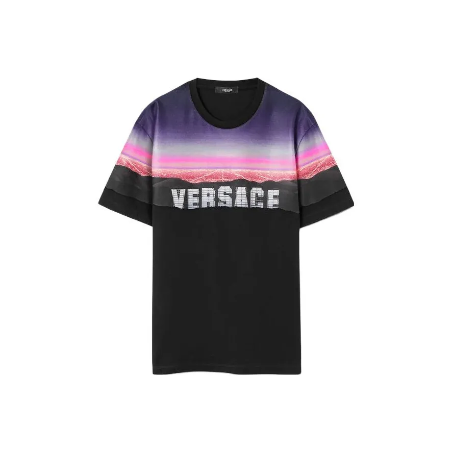 VERSACE Hills Print T Shirt